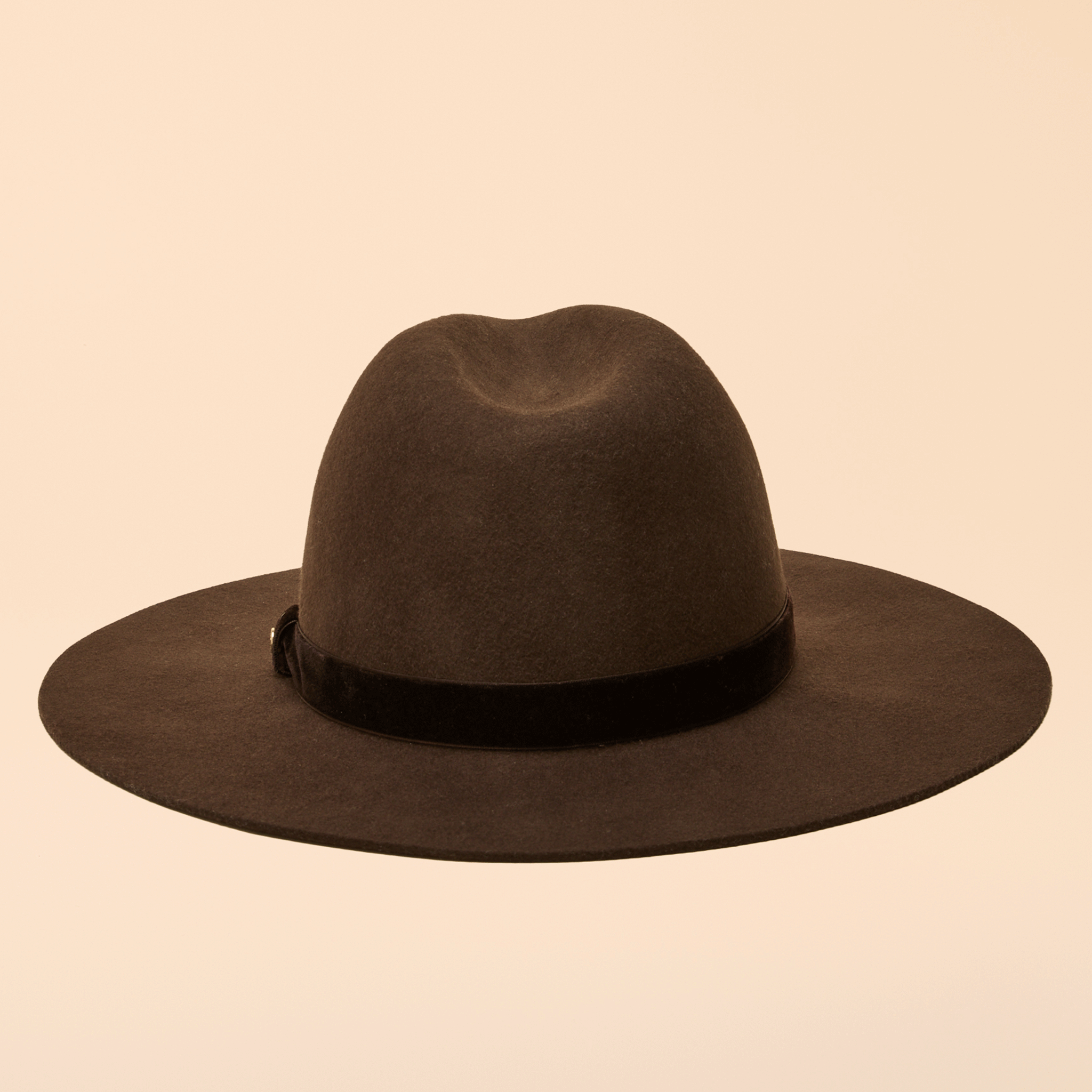 Joules Grove Wool Fedora Chocolate Brown