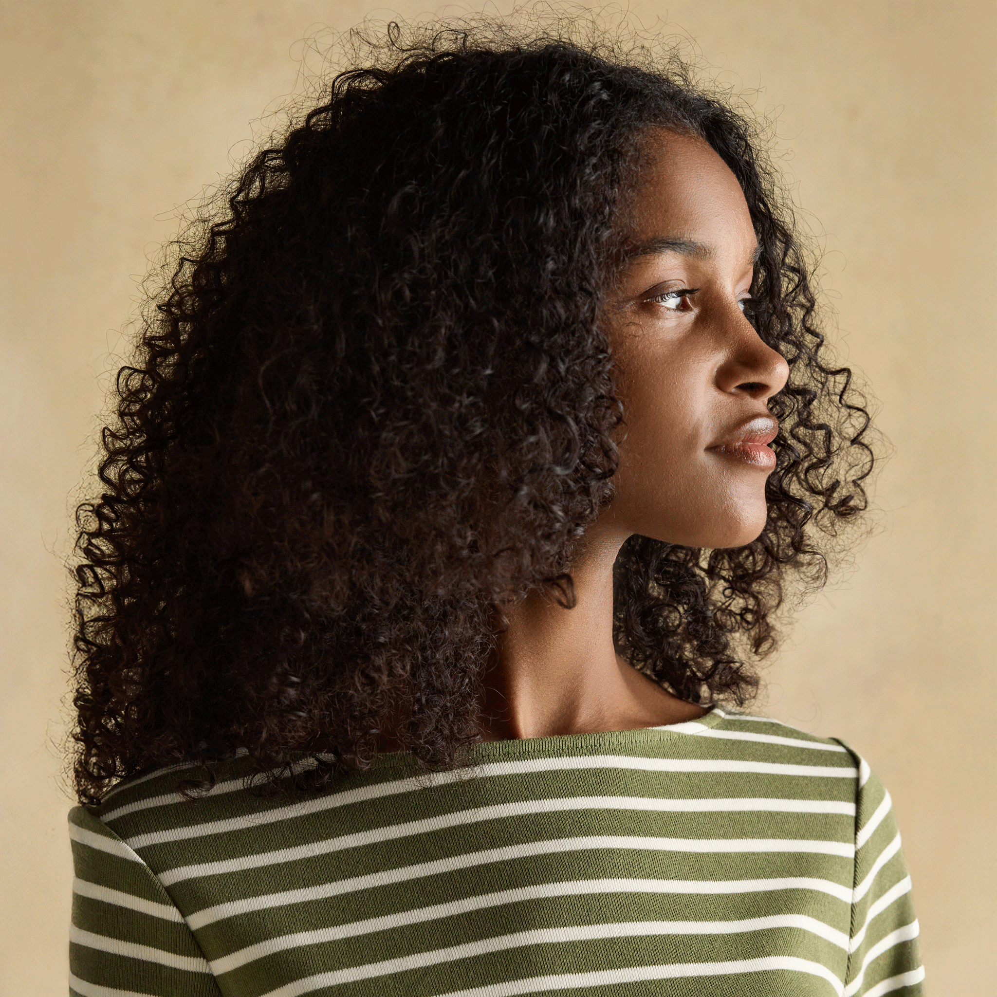 Joules Harbour Boat Neck Breton Stripe Top Green