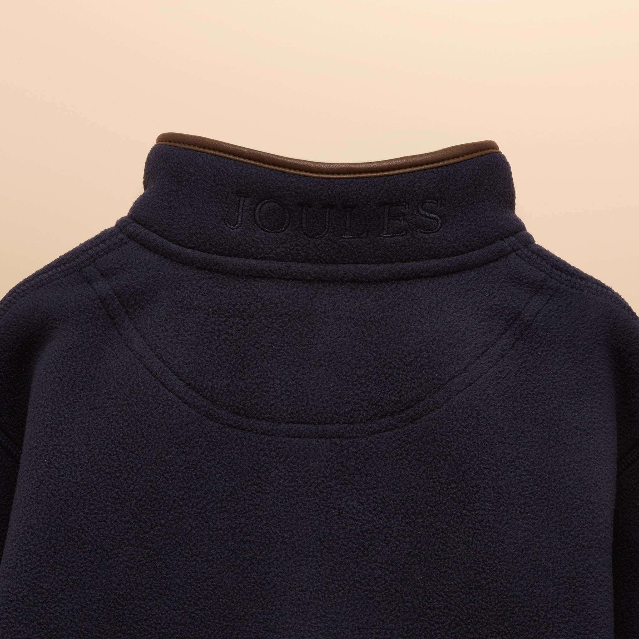 Joules Heritage Kids' Quarter Zip Fleece Navy Blue