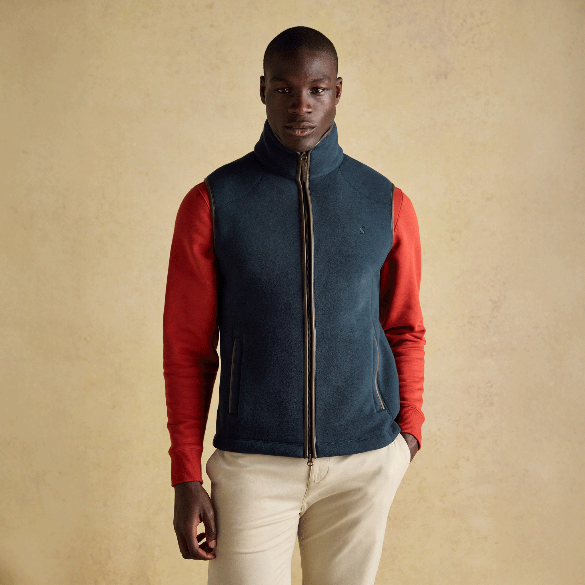 Joules Heritage Men's Fleece Gilet Navy