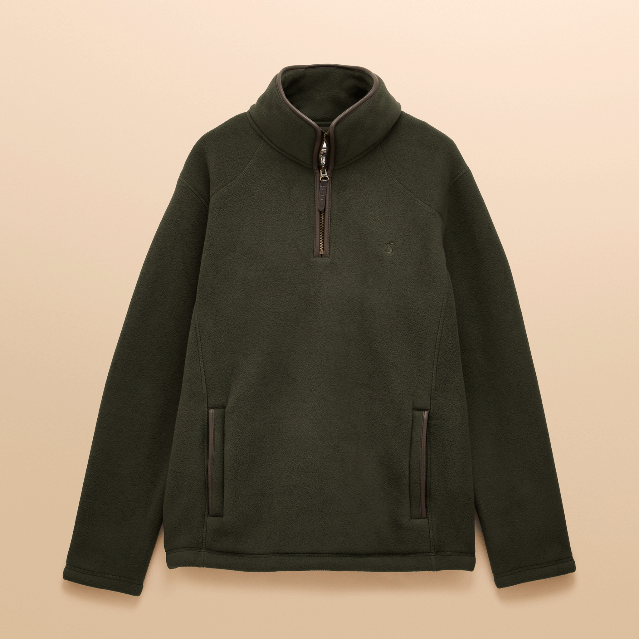 Joules Heritage Men's Quarter Zip Fleece Dark Green