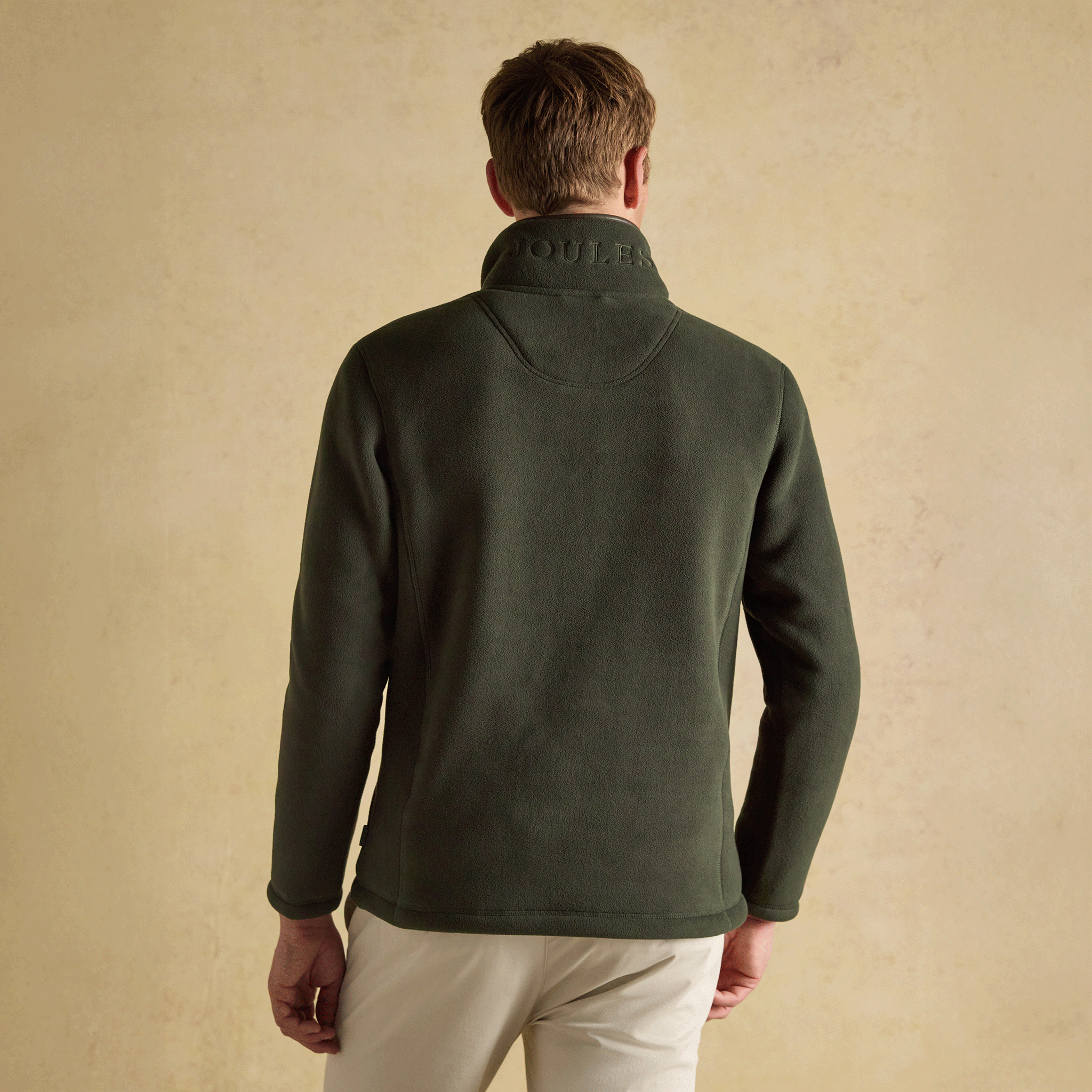 Joules Heritage Men's Quarter Zip Fleece Dark Green