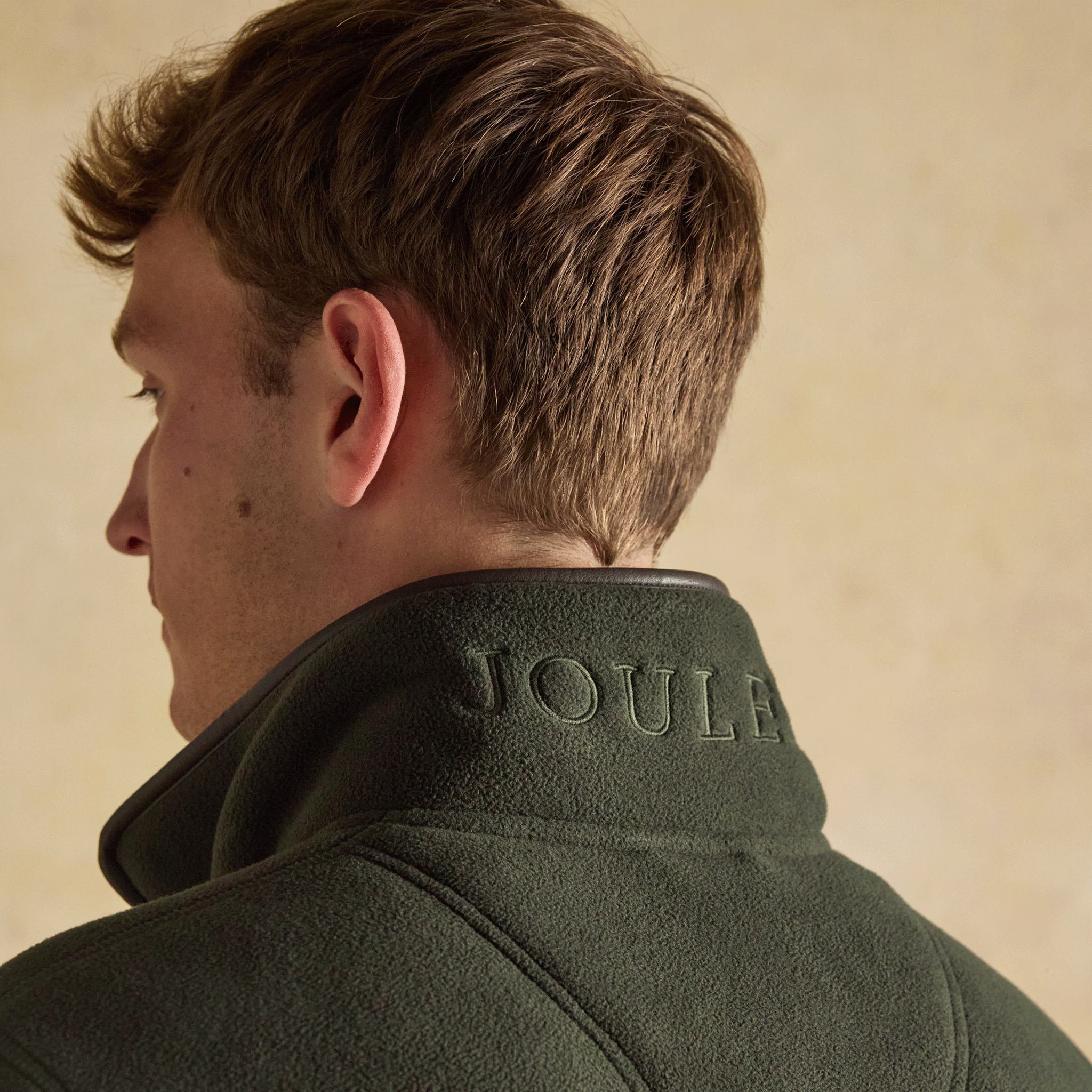 Joules Heritage Men's Quarter Zip Fleece Dark Green