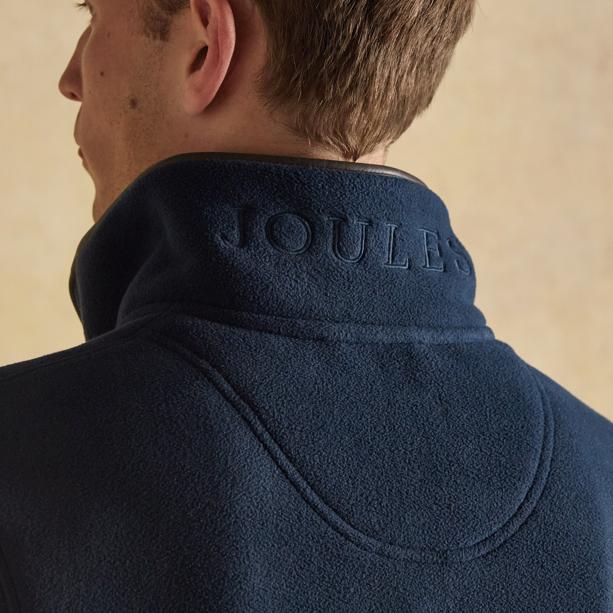 Joules Heritage Men's Quarter Zip Fleece Navy