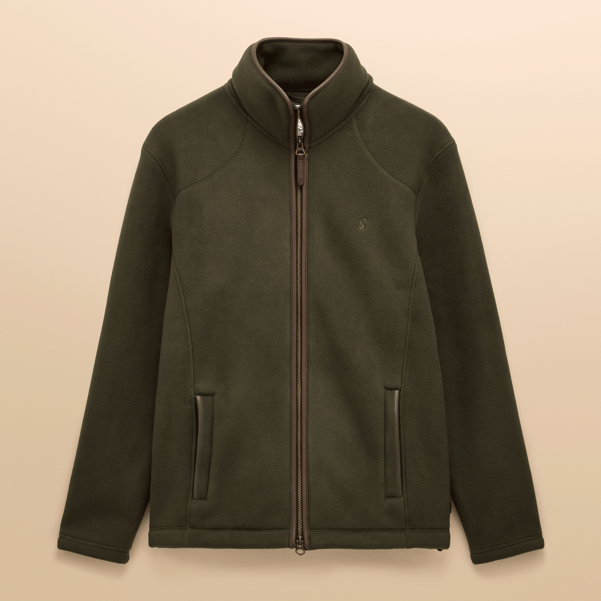 Joules Heritage Men's Zip Through Fleece Dark Green
