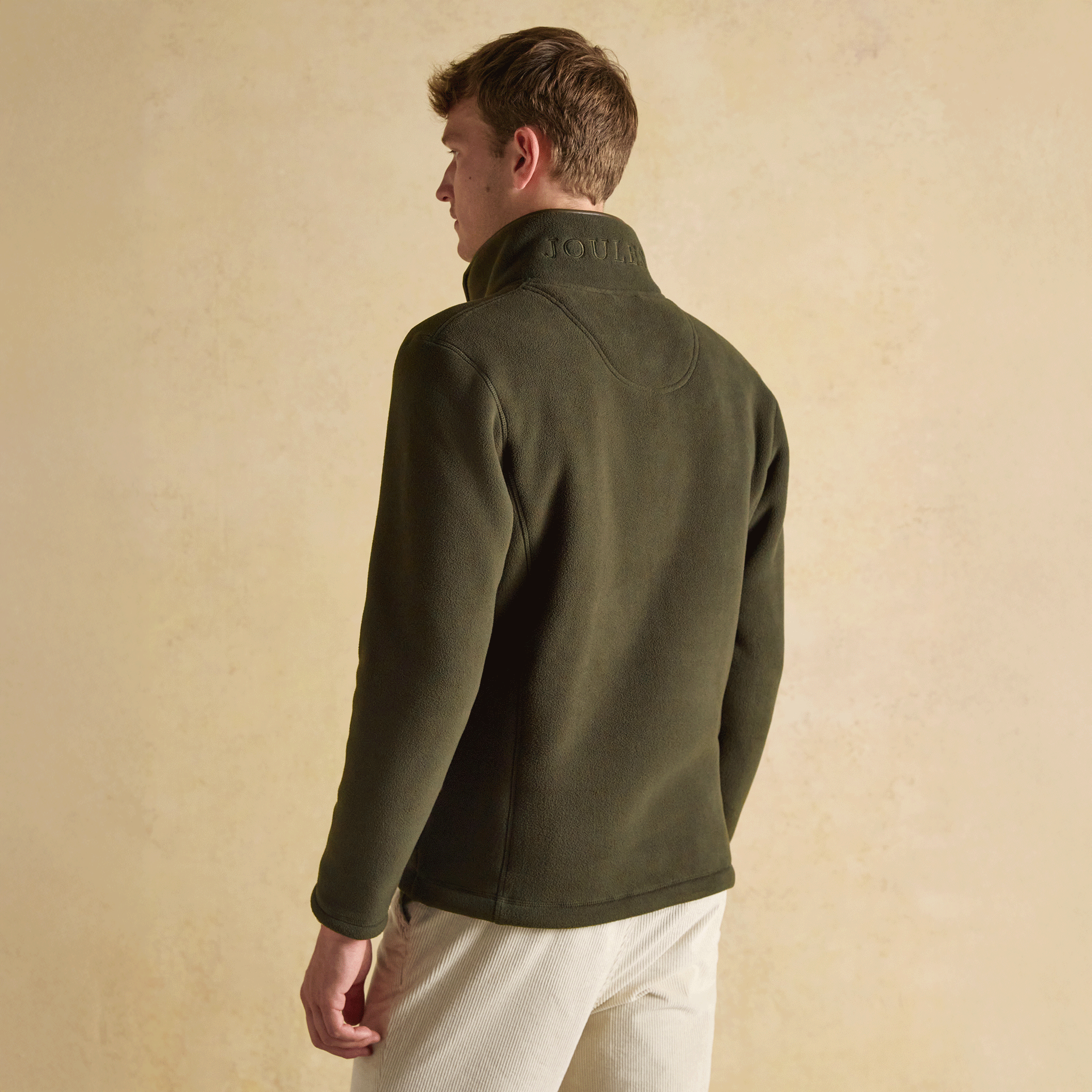 Joules Heritage Men's Zip Through Fleece Dark Green