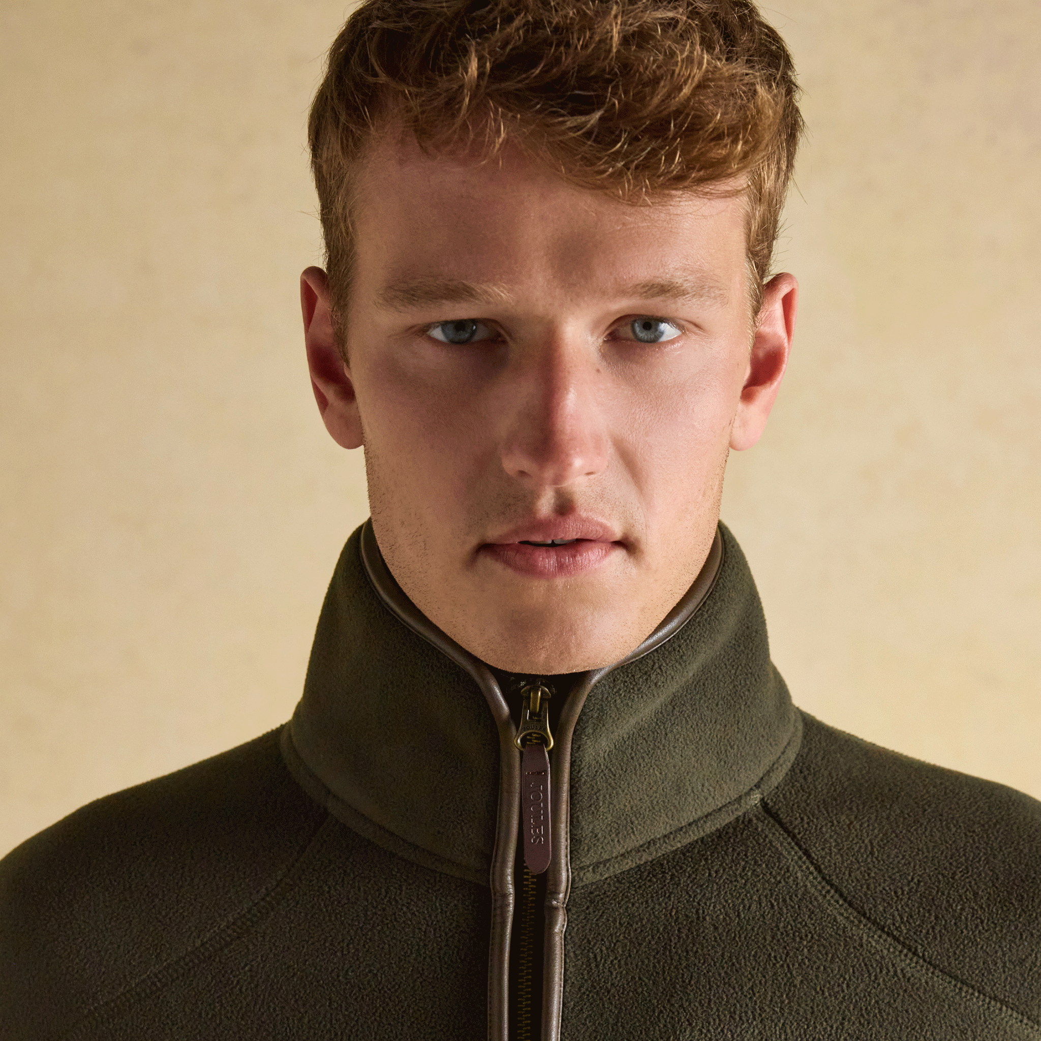 Joules Heritage Men's Zip Through Fleece Dark Green