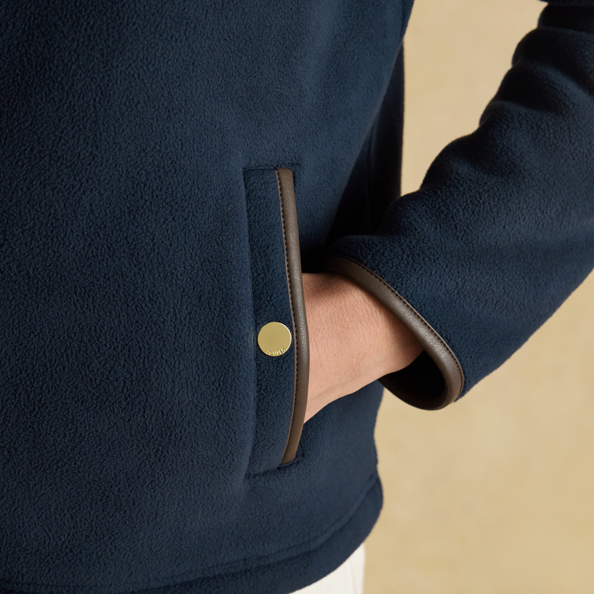 Joules Heritage Quarter Zip Fleece Navy