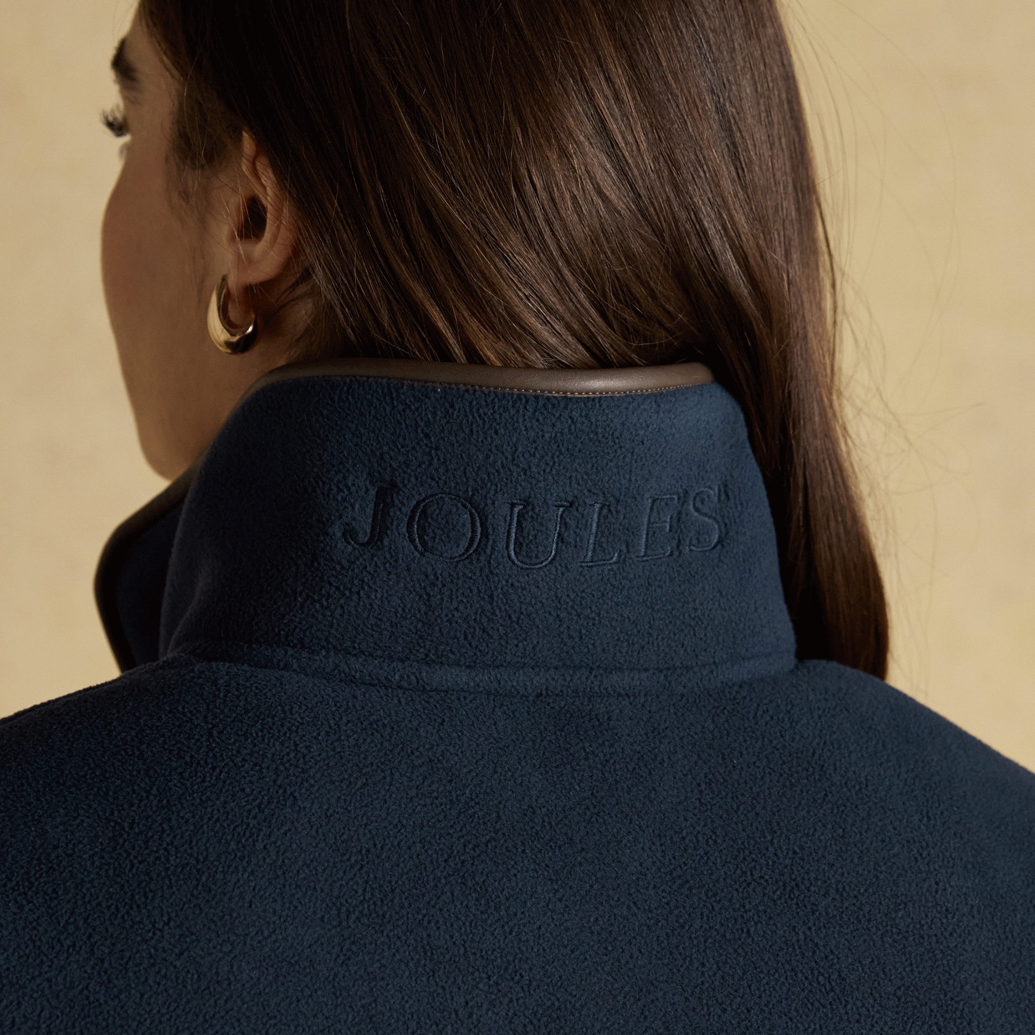 Joules Heritage Quarter Zip Fleece Navy