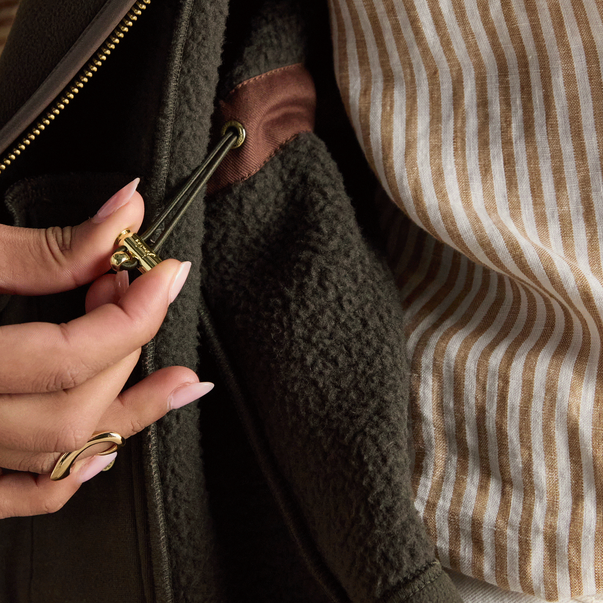 Joules Heritage Regular Fleece Gilet Green