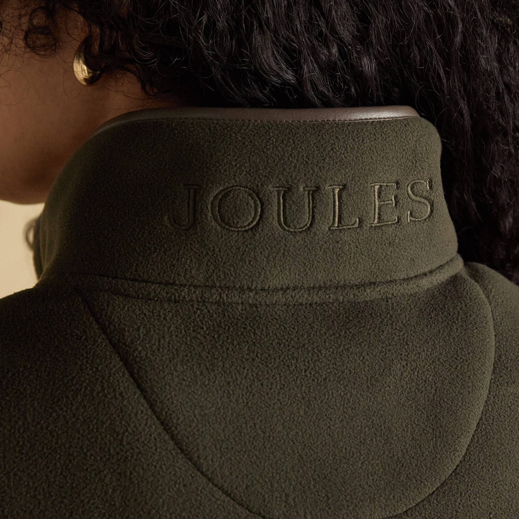 Joules Heritage Regular Fleece Gilet Green