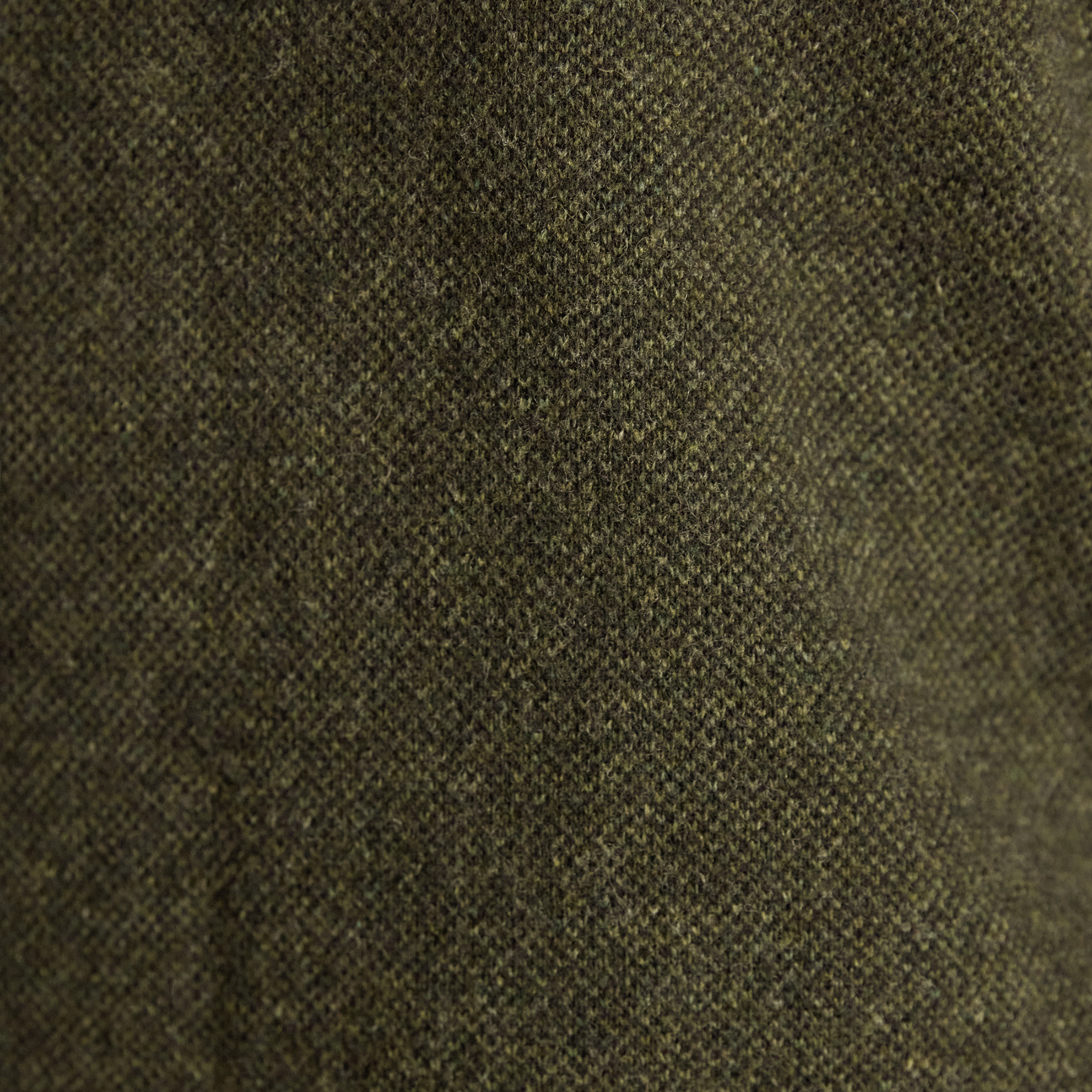 Joules Highland Men's Wool-Rich Button Quarter Zip Jumper Dark Green