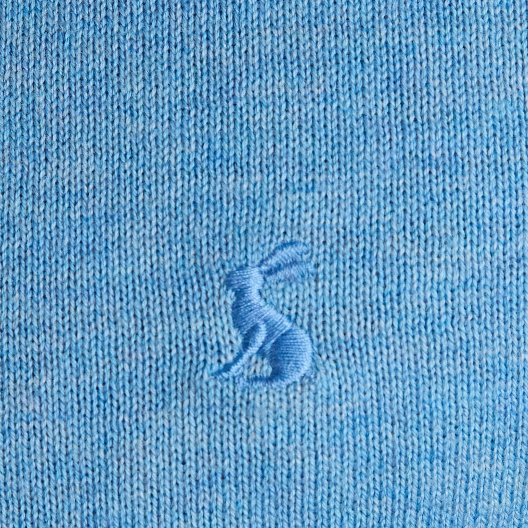 Joules Hillside Quarter Zip Knitted Jumper Light Blue