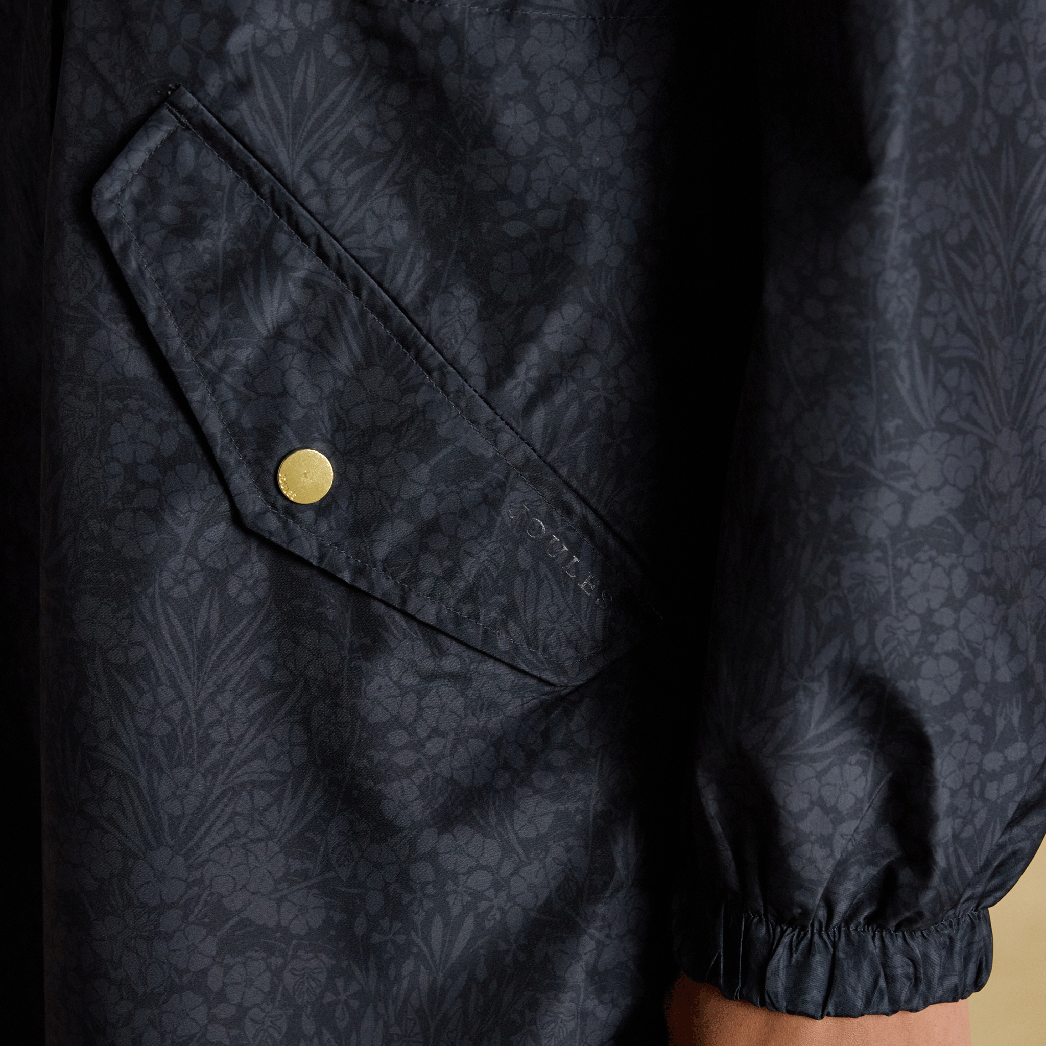 Joules Holkham Waterproof Packable Raincoat Navy