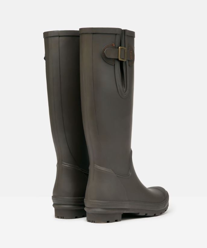 Joules Houghton Adjustable Tall Wellies Chocolate Brown 3