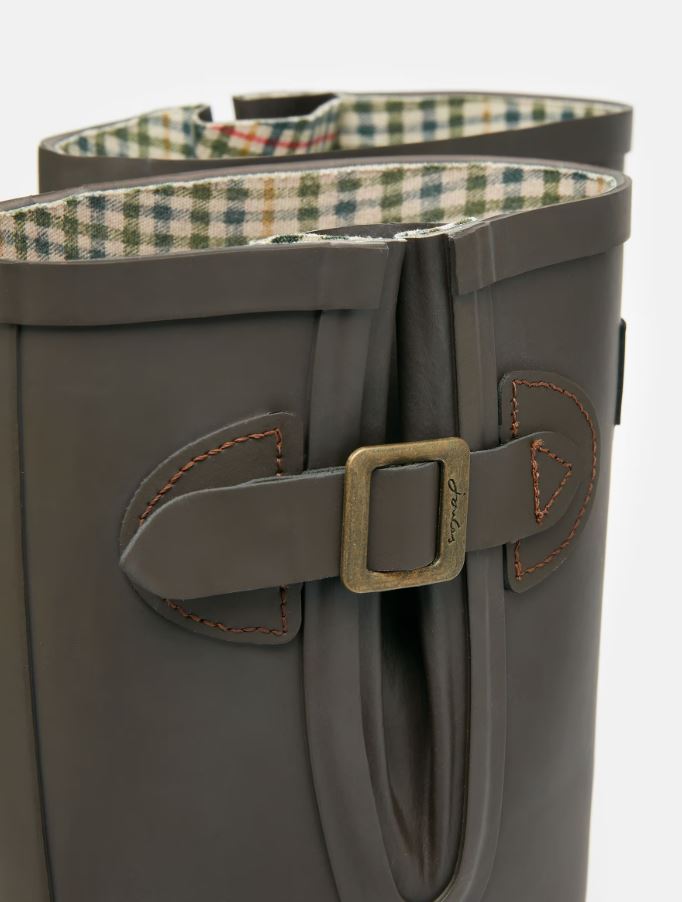 Joules Houghton Adjustable Tall Wellies Chocolate Brown 4