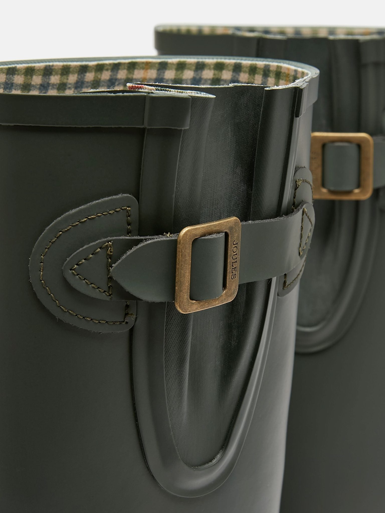 Joules Houghton Adjustable Tall Wellies Green 3