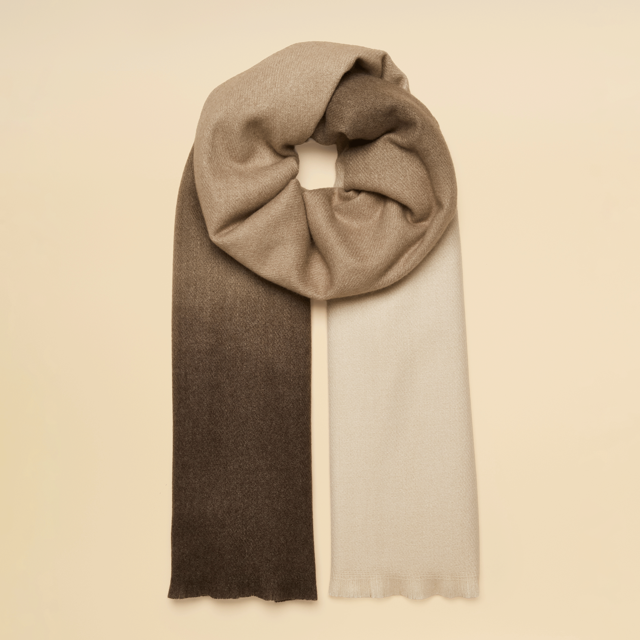 Joules Karina Ombre Scarf Brown