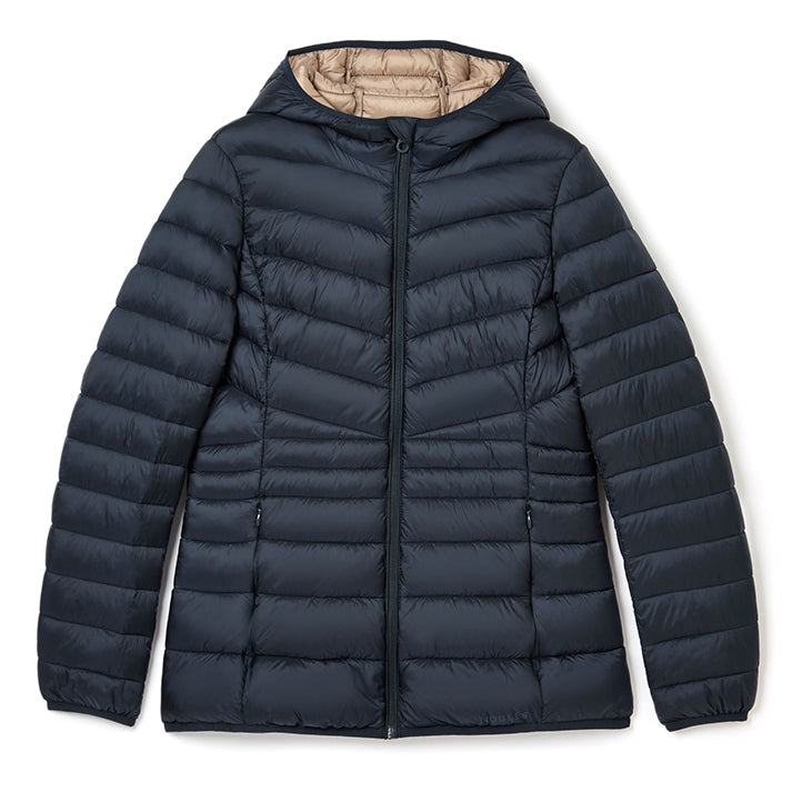Joules Kenley Showerproof Padded Coat Navy