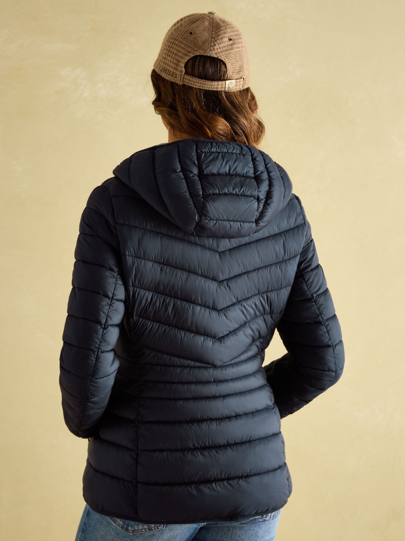 Joules Kenley Showerproof Padded Coat Navy 4