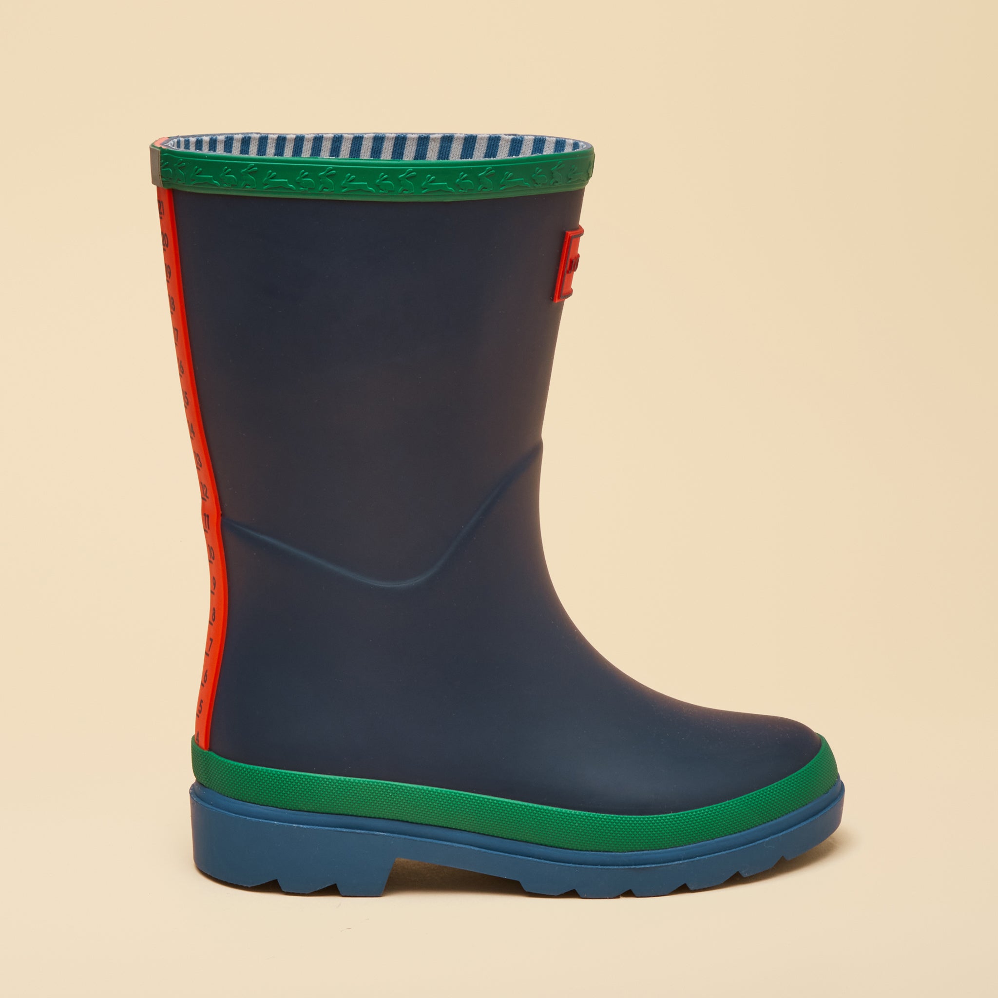 Joules Kids' Colourblock Wellies Blue-Green