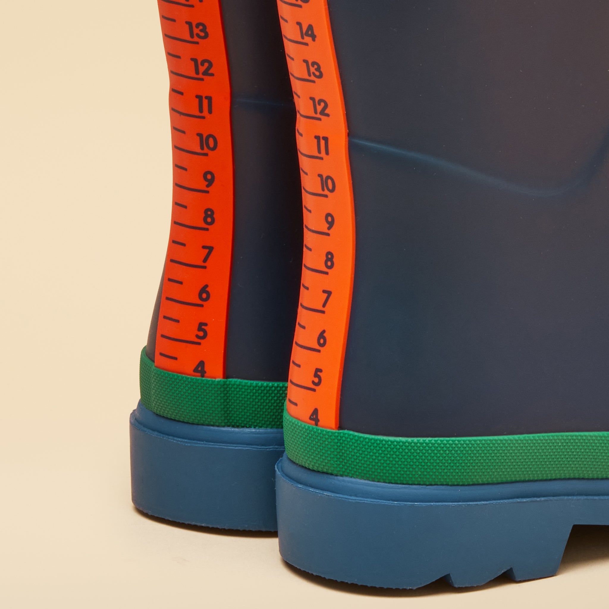 Joules Kids' Colourblock Wellies Blue-Green