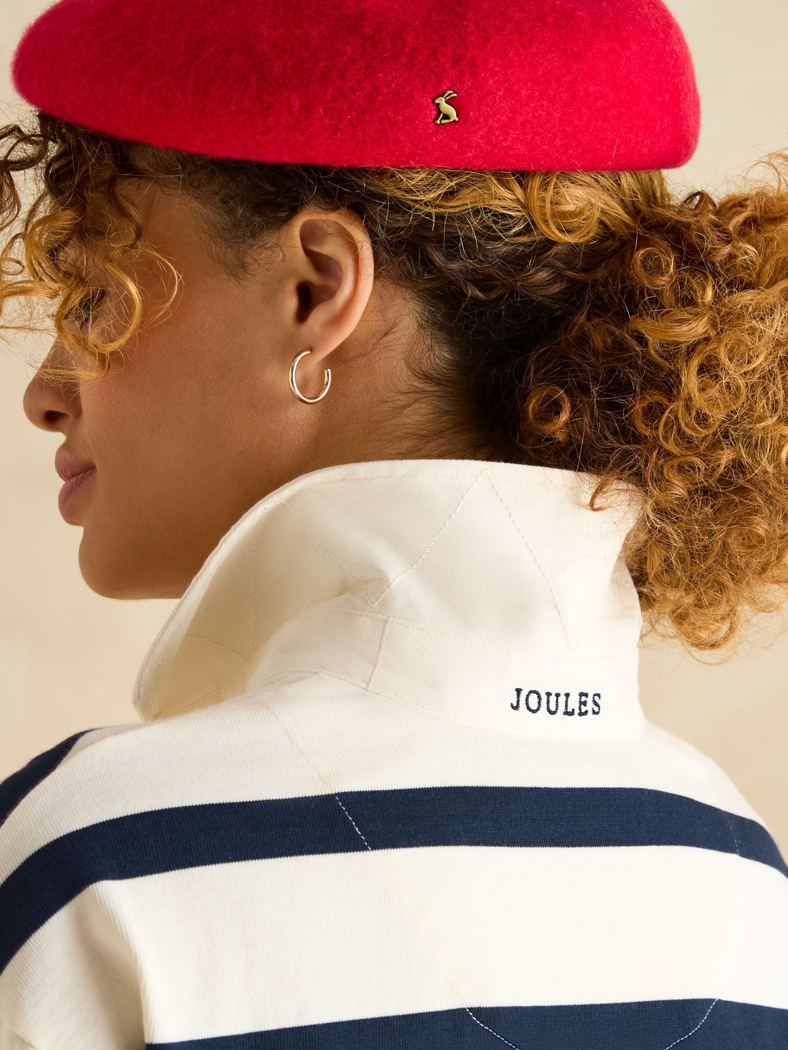 Joules Lara Navy Stripe Sweatshirt 4