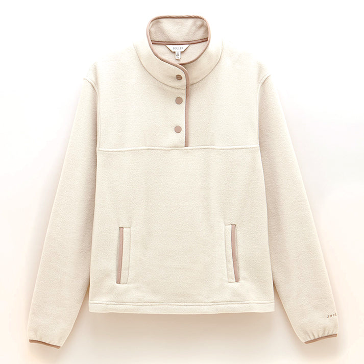 Joules Lulworth Sand Funnel Neck Fleece 1