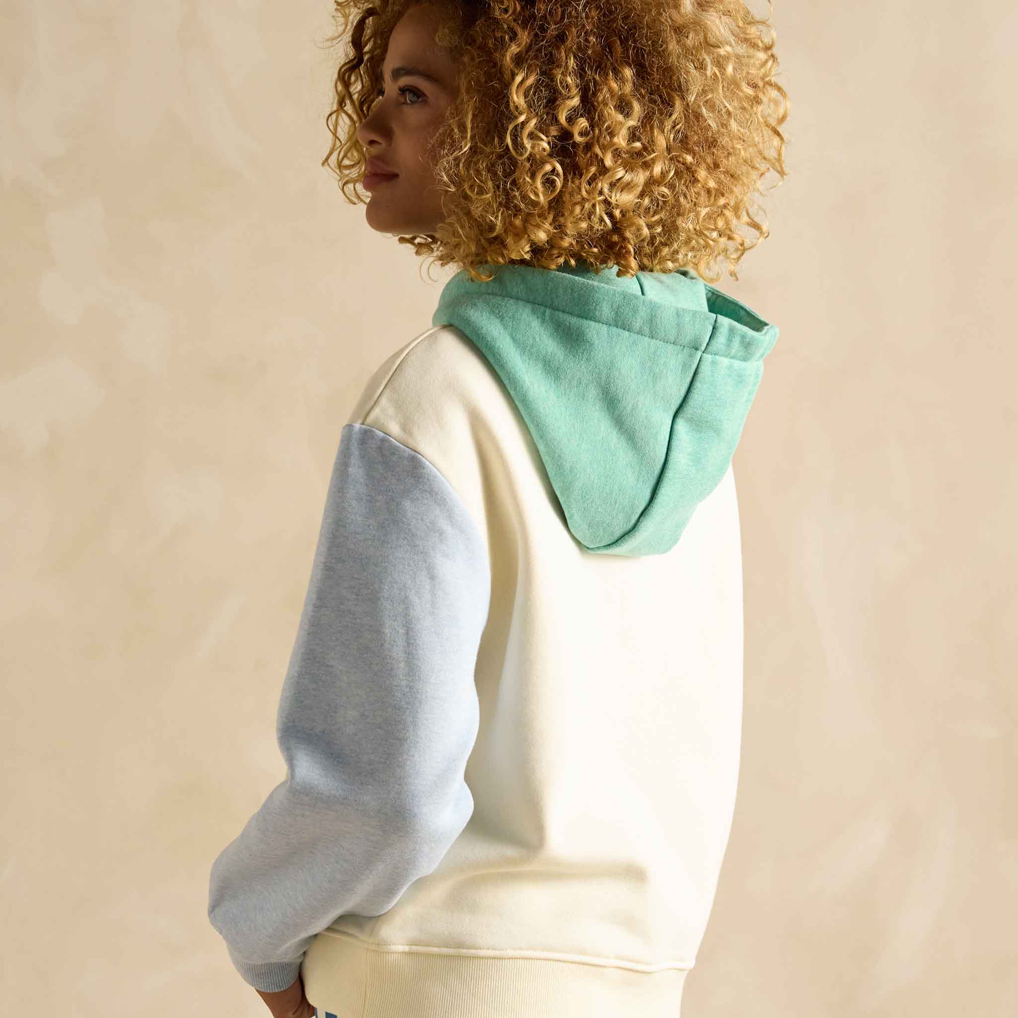 Joules Milbourne Colour Block Marl Cotton Rich Sweatshirt