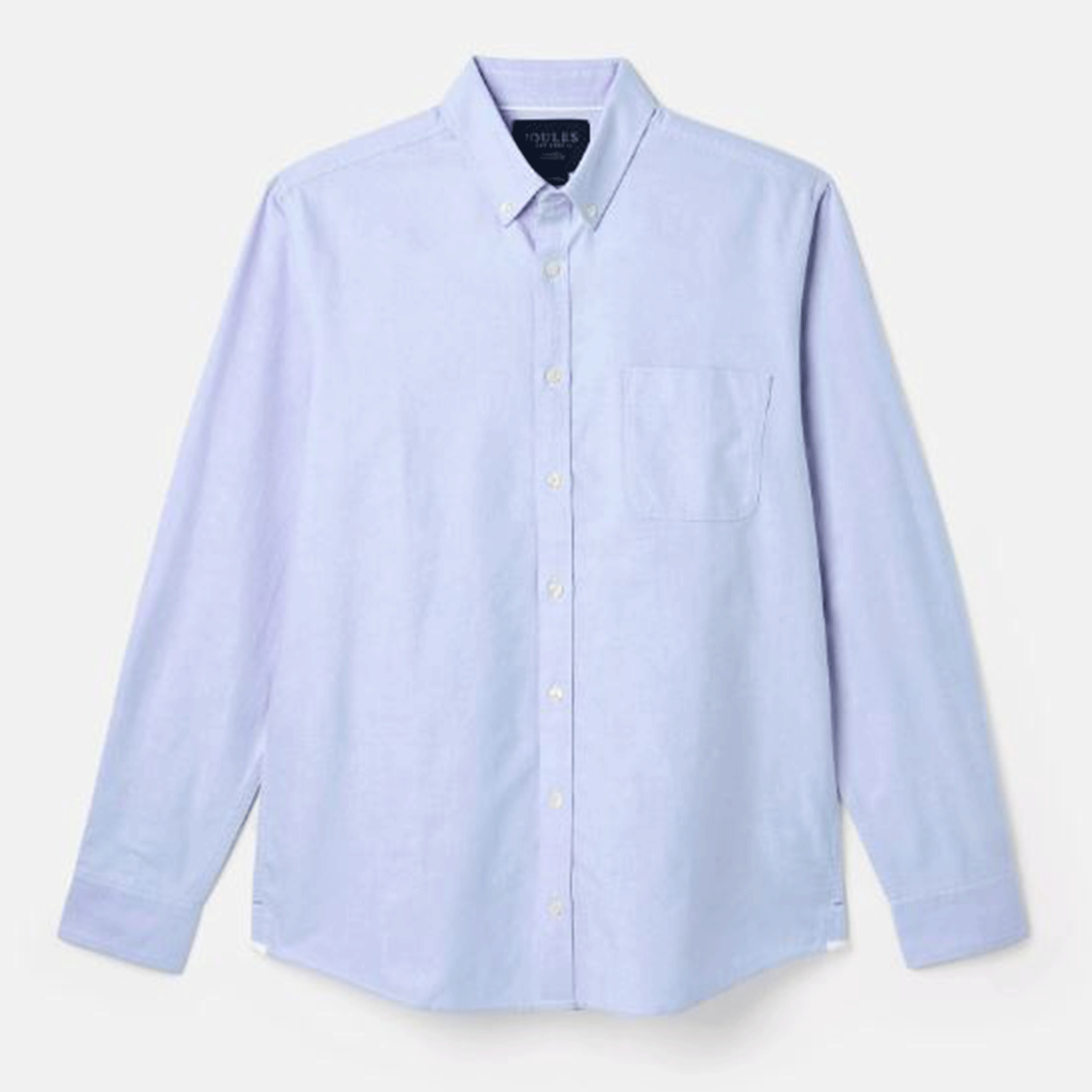 Joules Oxford Classic Fit Cotton Shirt Blue