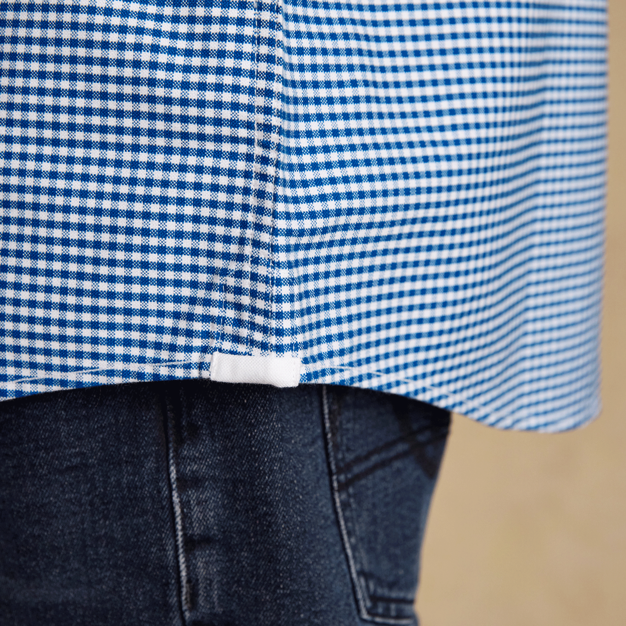 Joules Oxford Men's Classic Fit Checked Shirt Blue