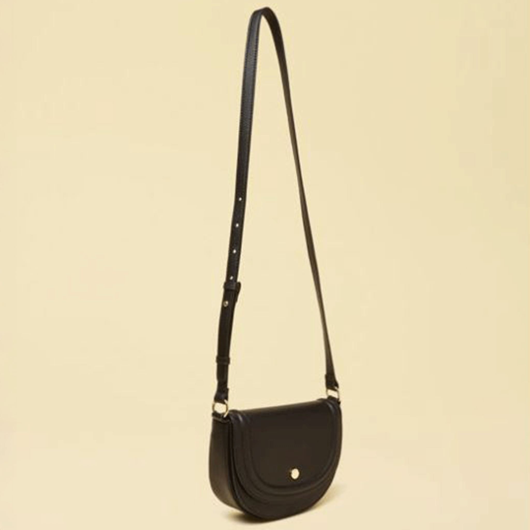 Joules Paloma Half Moon Cross Body Bag Black