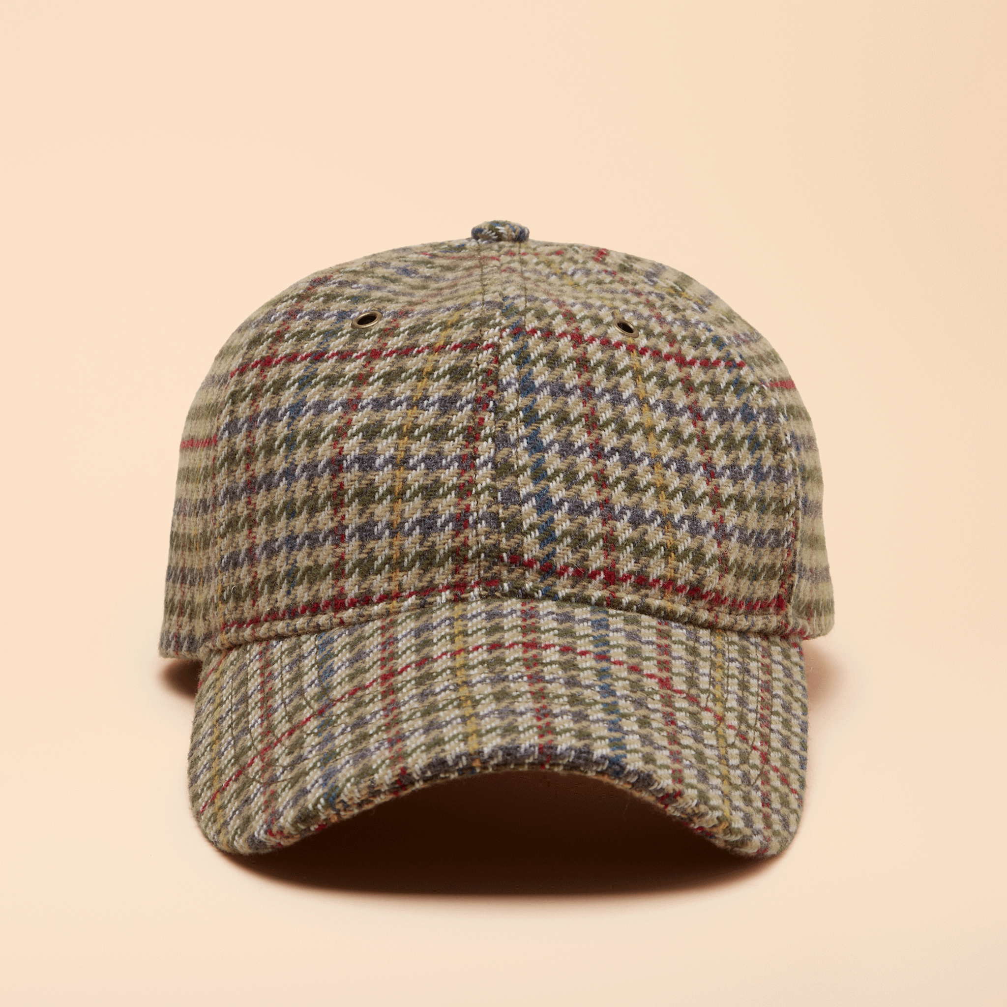 Joules Perry Unisex Multi Tweed Baseball Cap