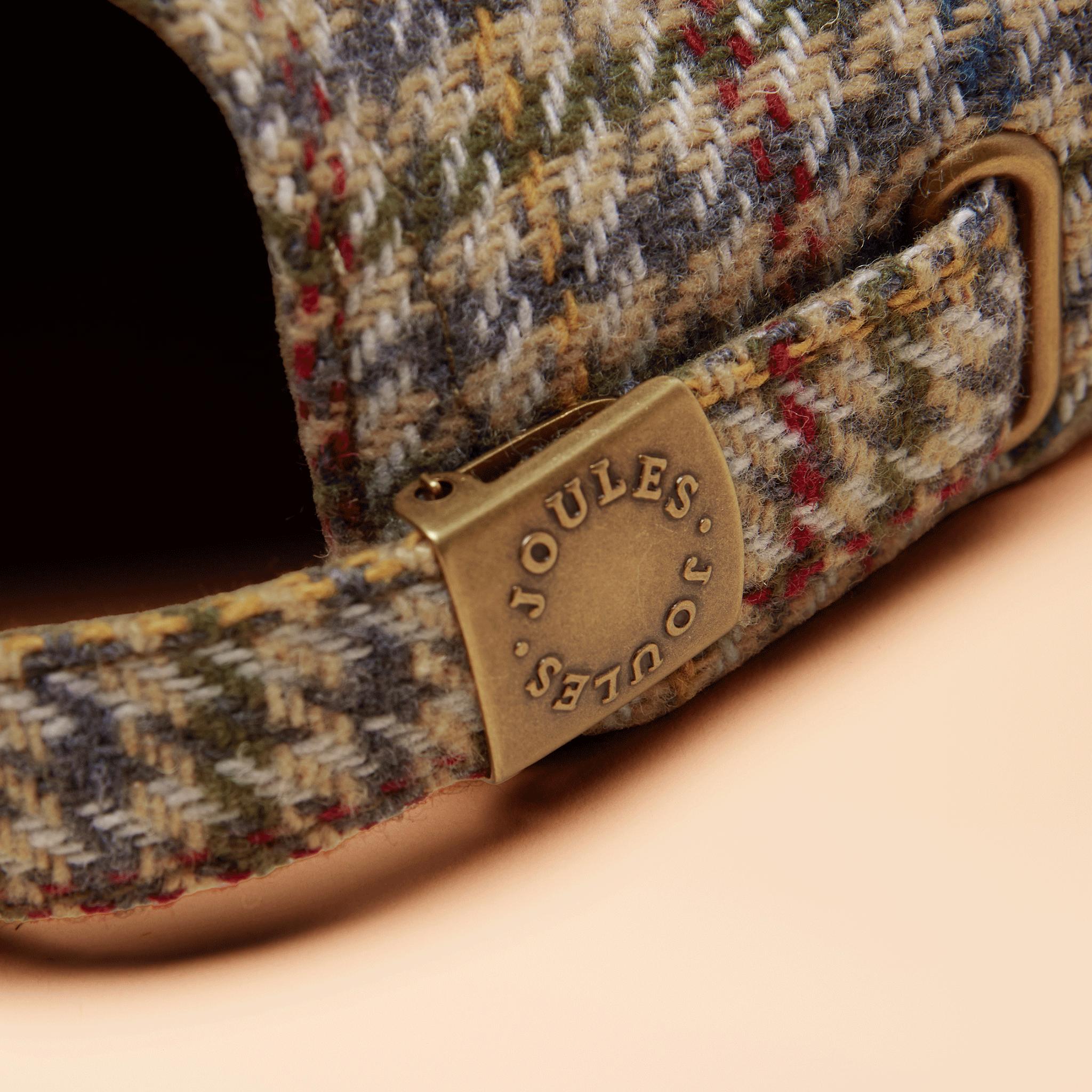 Joules Perry Unisex Multi Tweed Baseball Cap