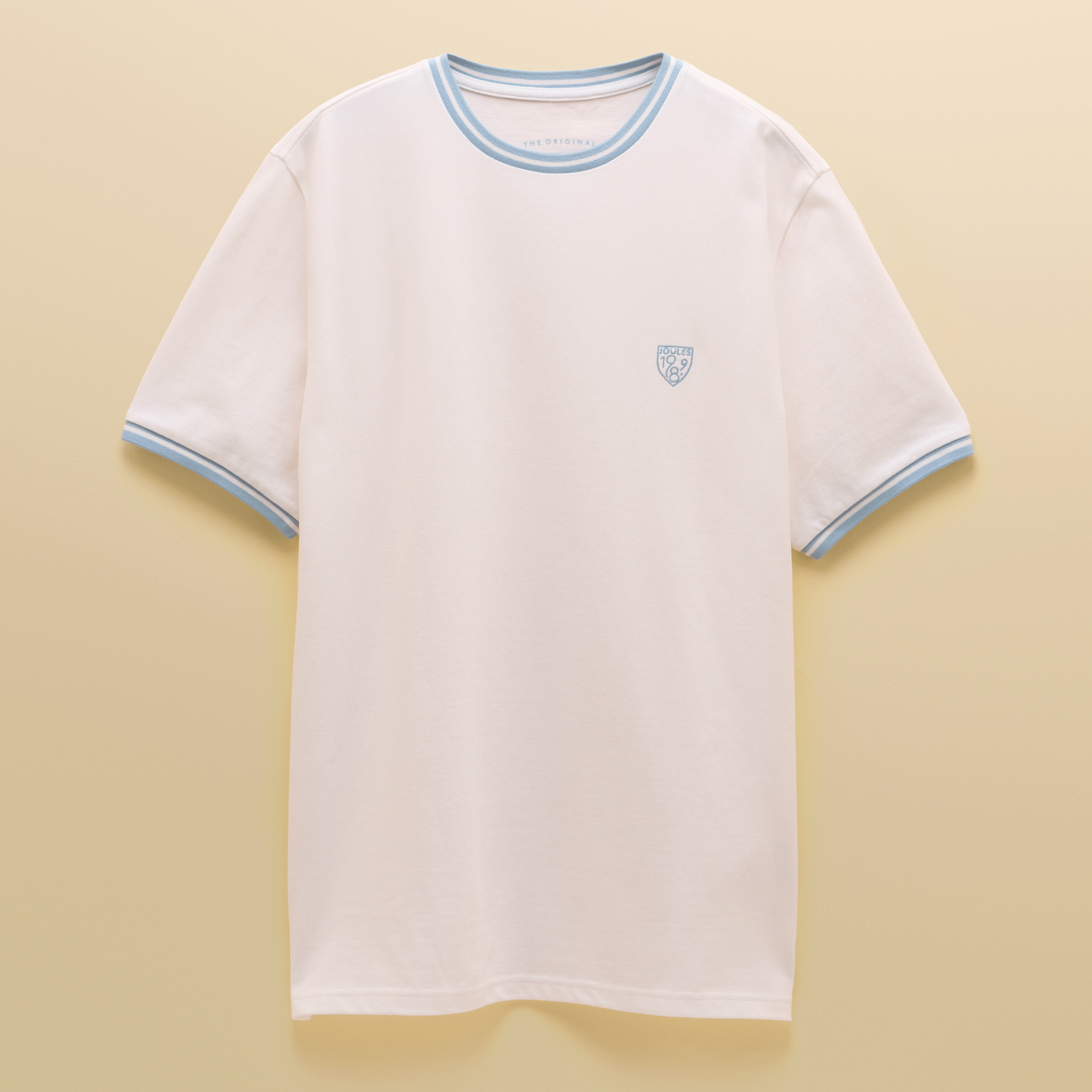 Joules Pique Tee in White