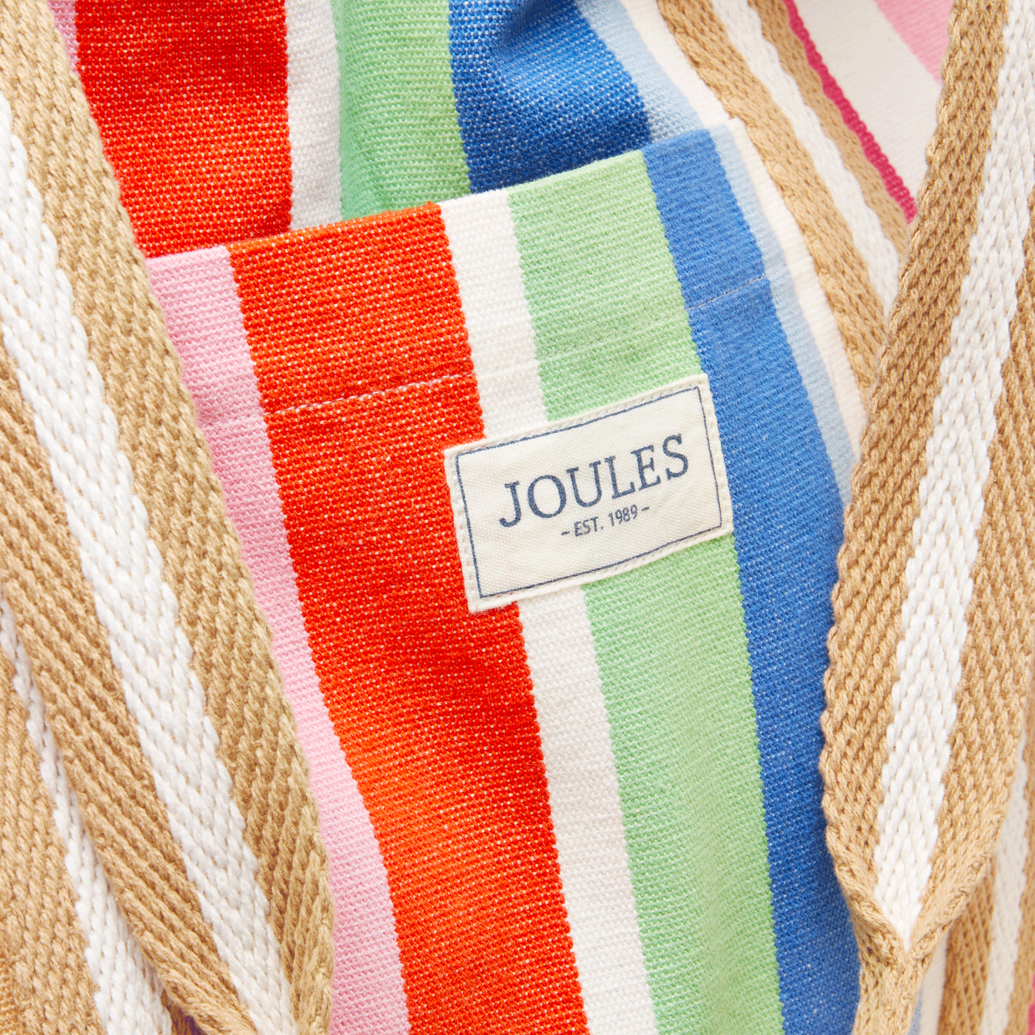 Joules Promenade Tote Multi Stripe