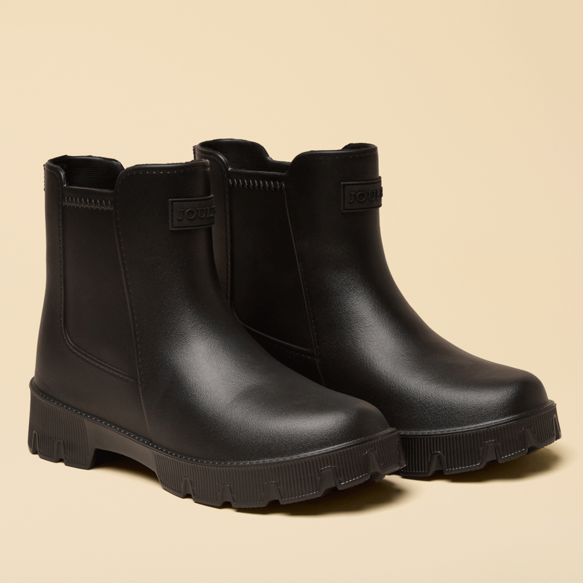 Joules Raindance Ankle Wellies Black