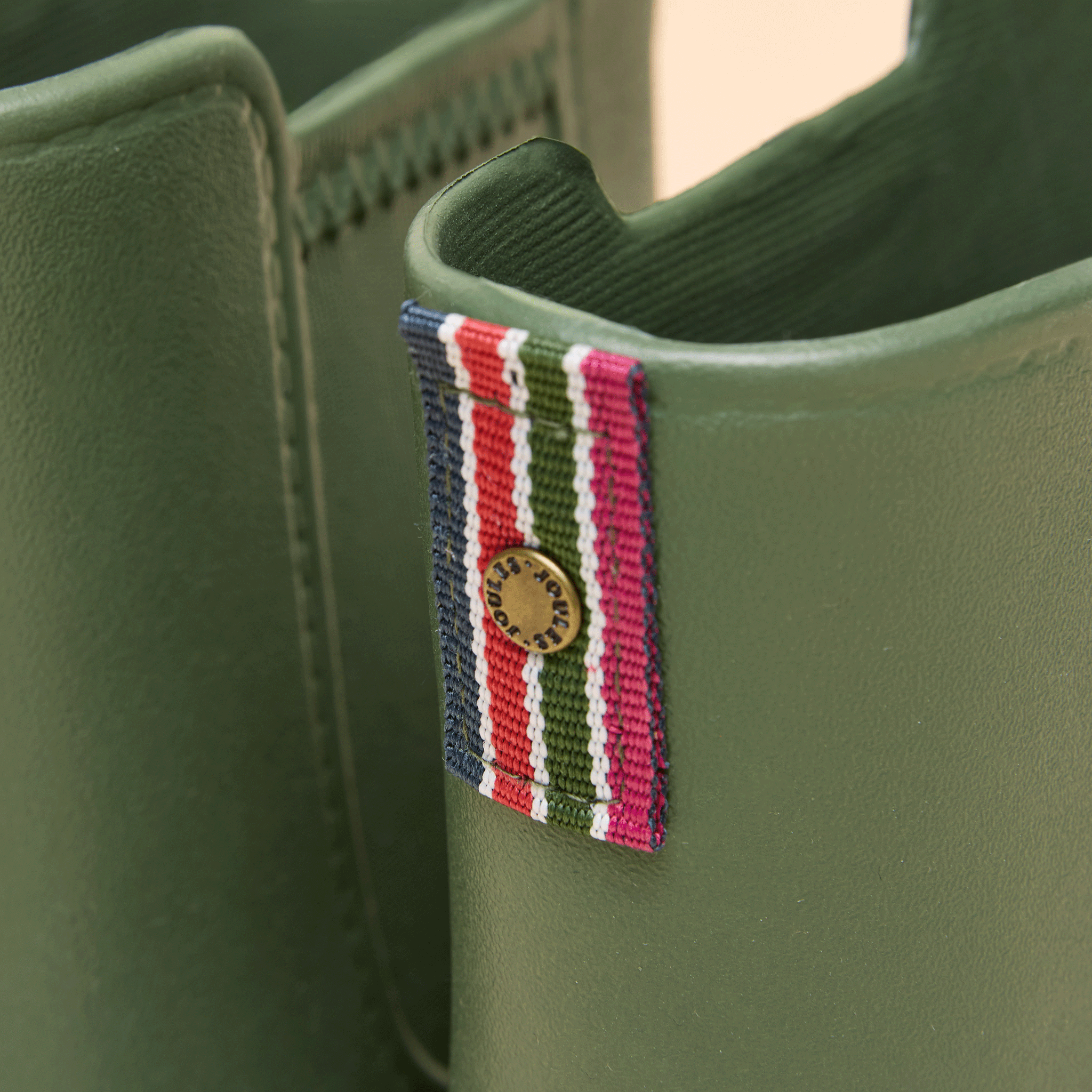 Joules Raindance Ankle Wellies Khaki Green