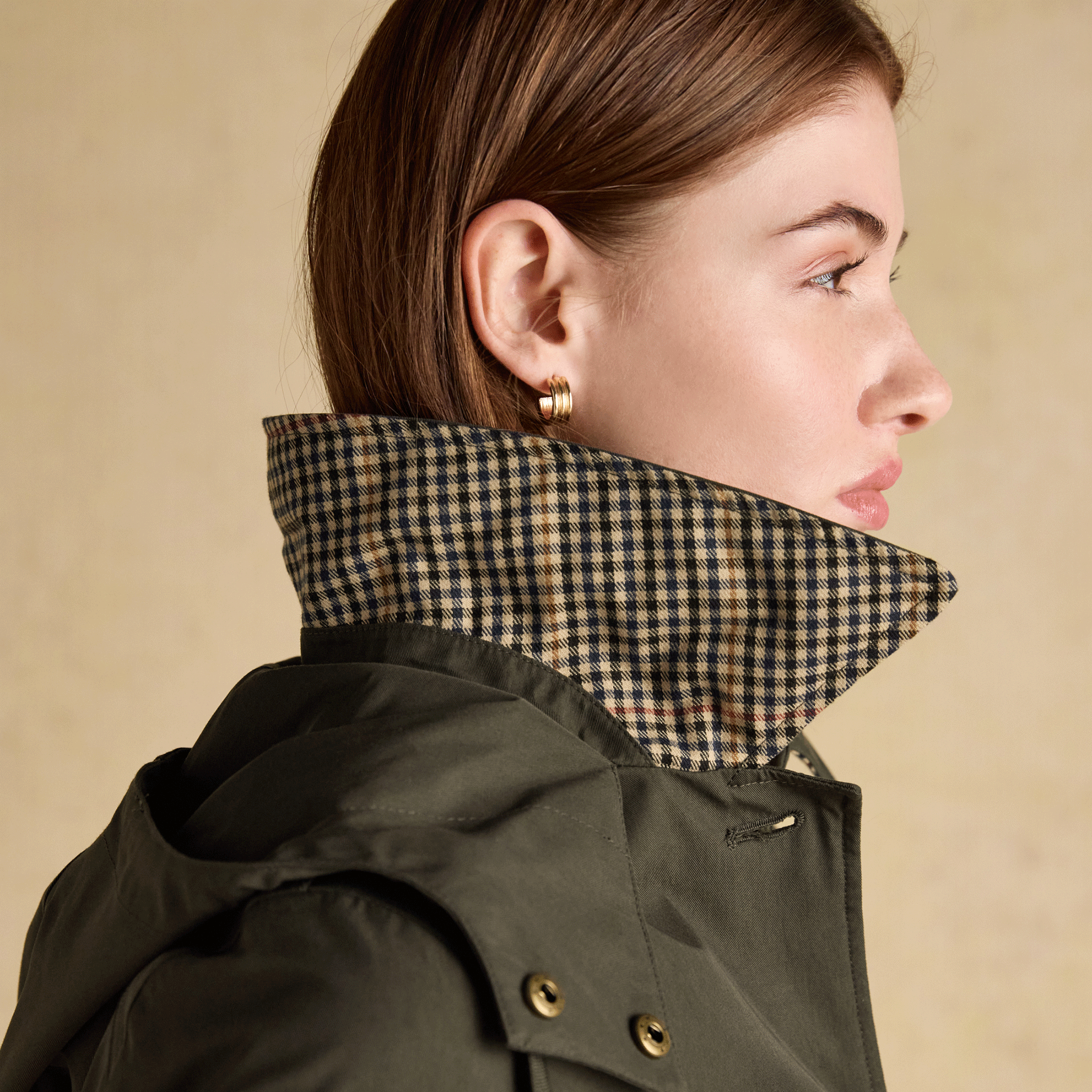 Joules Rainmore Waterproof Jacket in Khaki Green