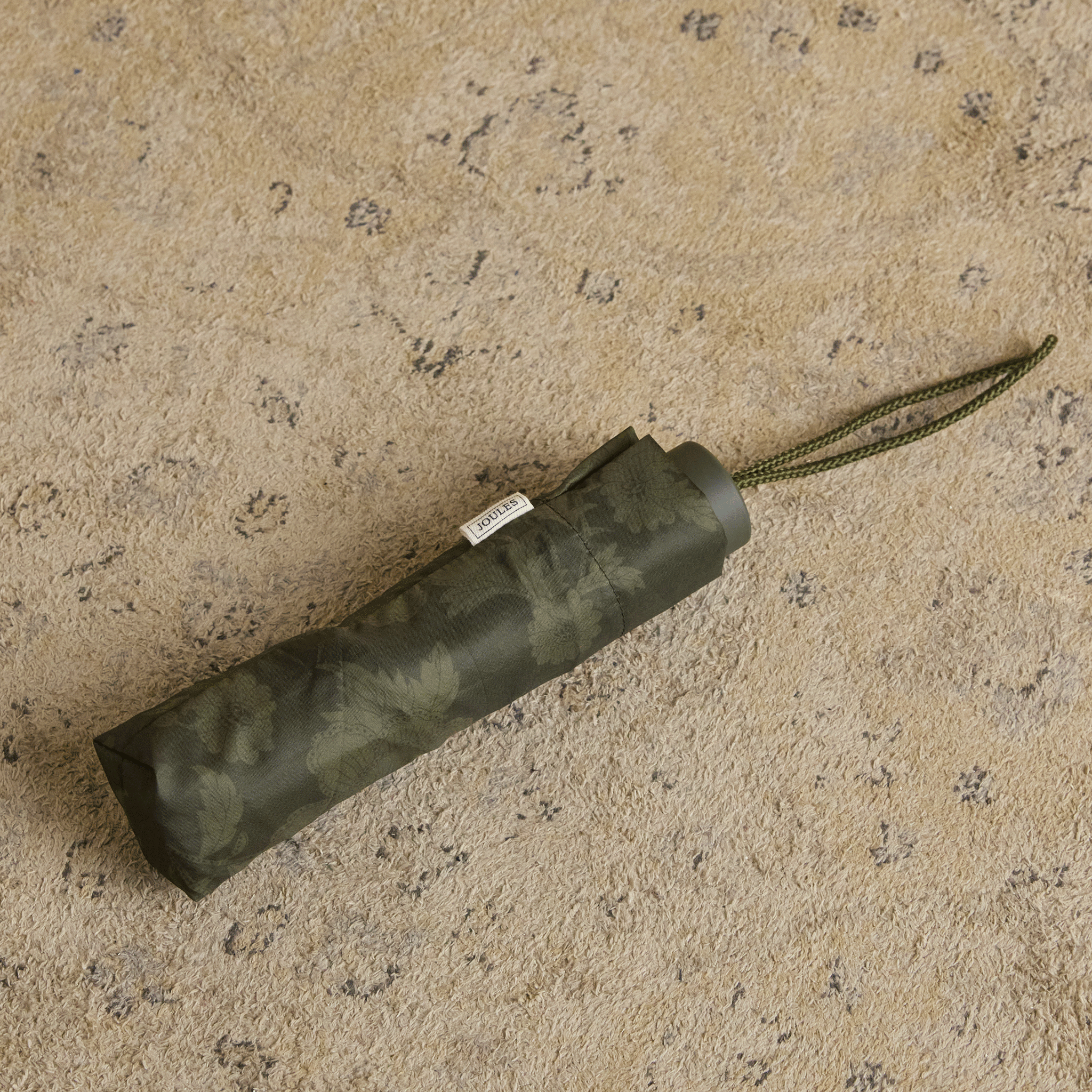 Joules Rayne Green Printed Umbrella