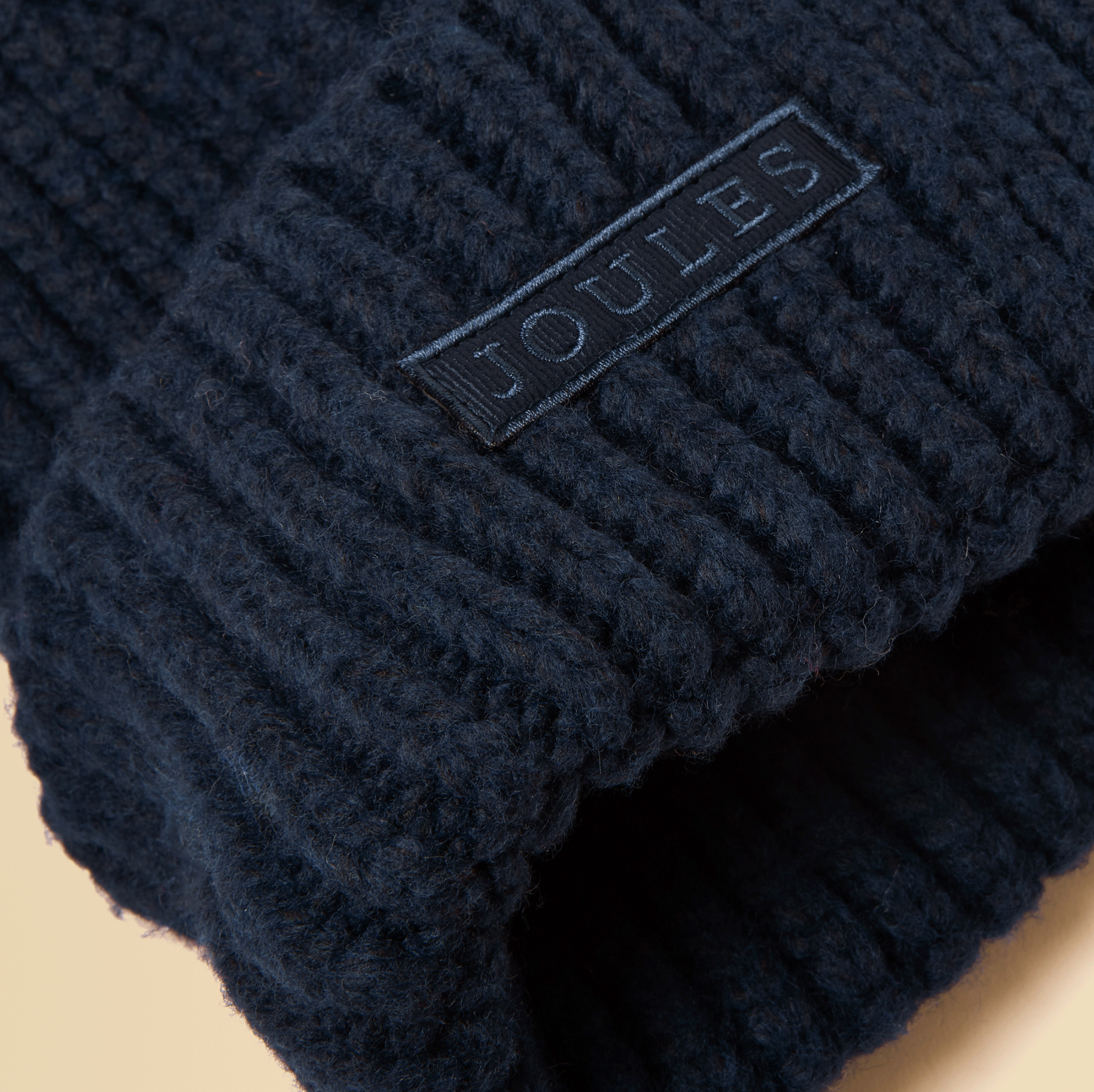 Joules Rosa Beanie Hat Navy