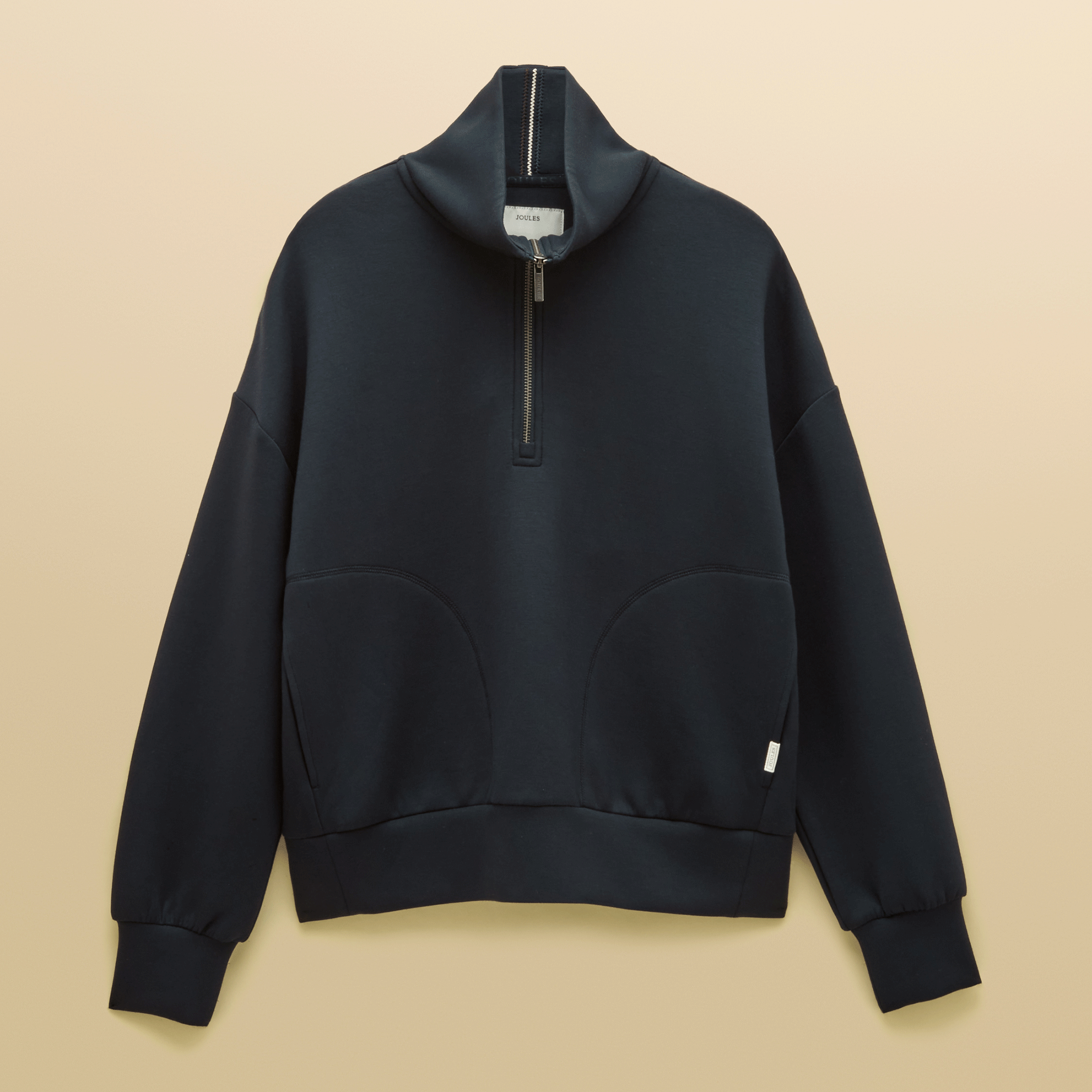 Joules Soft Quarter Zip Sweatshirt Navy