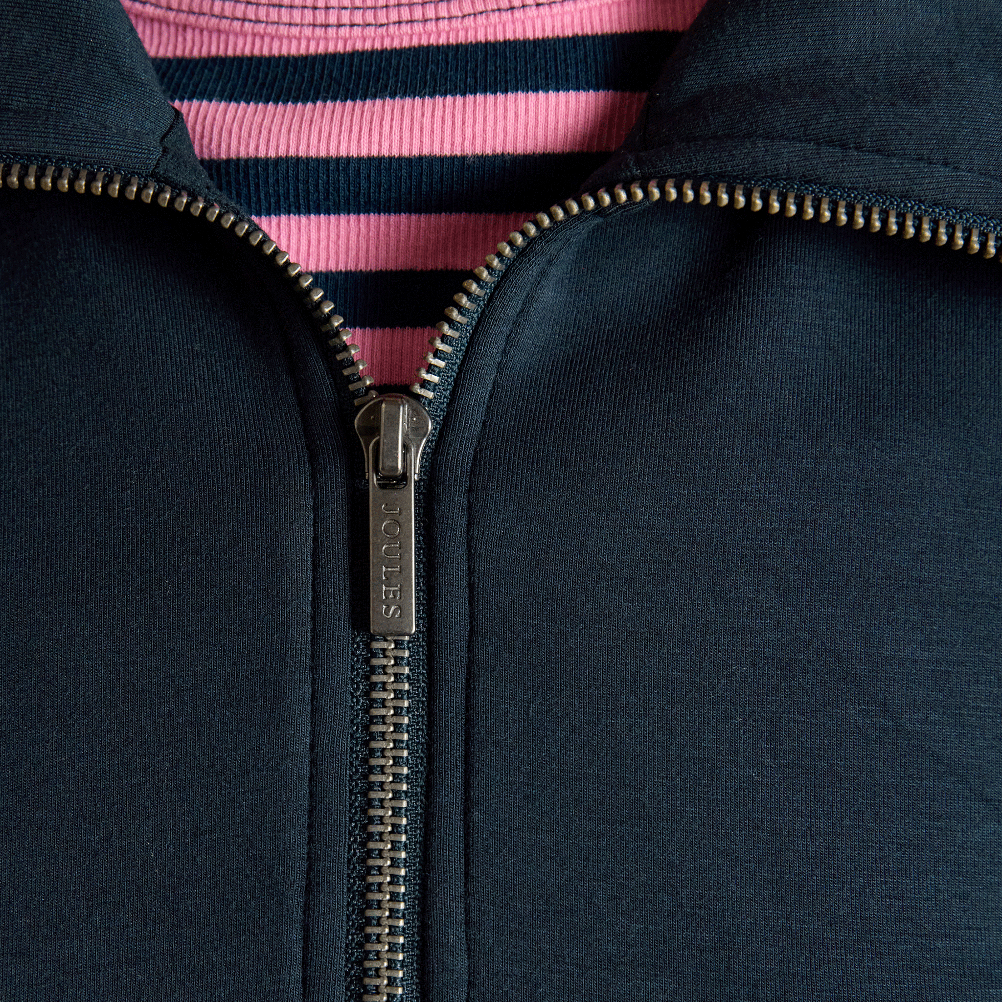 Joules Soft Quarter Zip Sweatshirt Navy