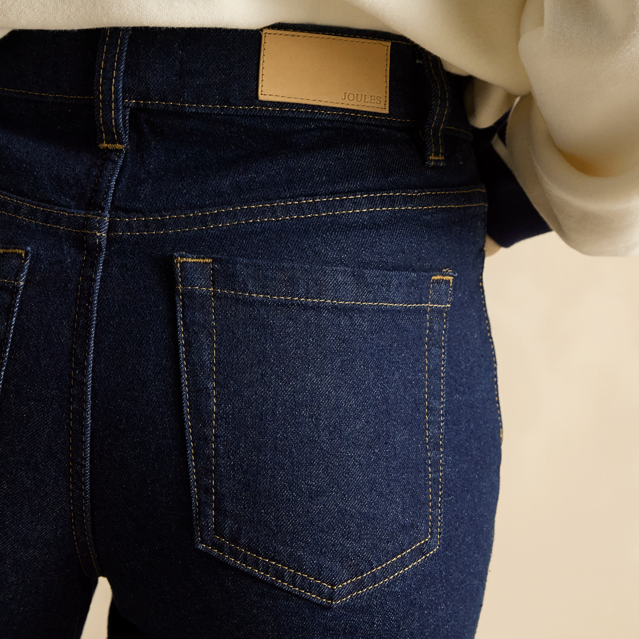 Joules Straight Fit Mid Rise Denim Jeans