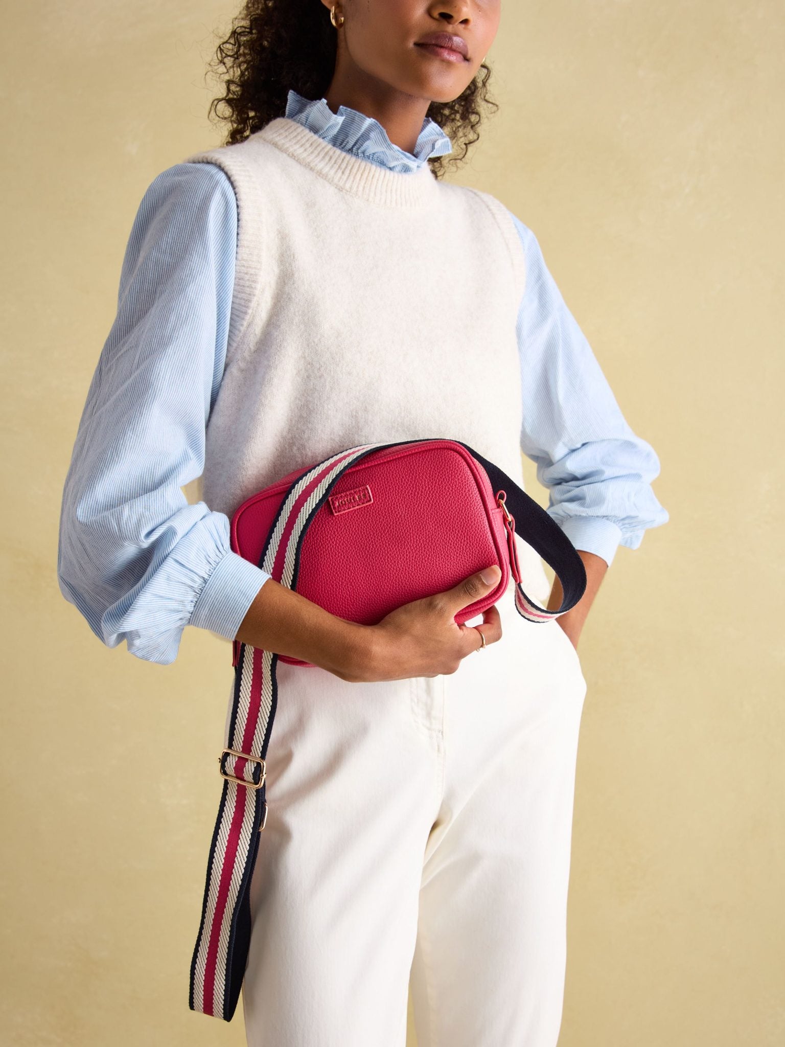 Joules Trent Cross Body Bag Pink 5