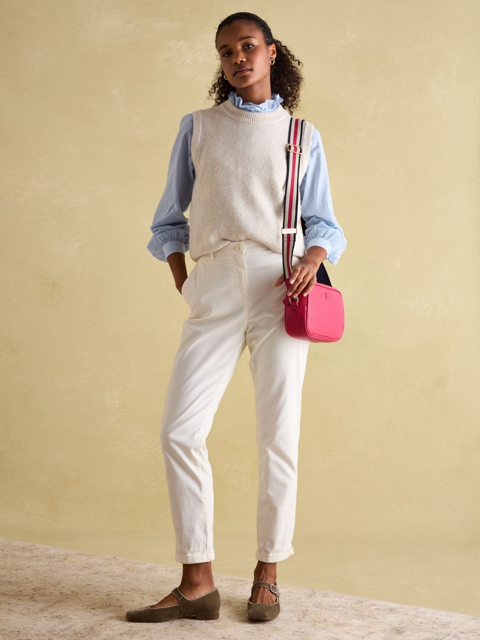 Joules Trent Cross Body Bag Pink 6