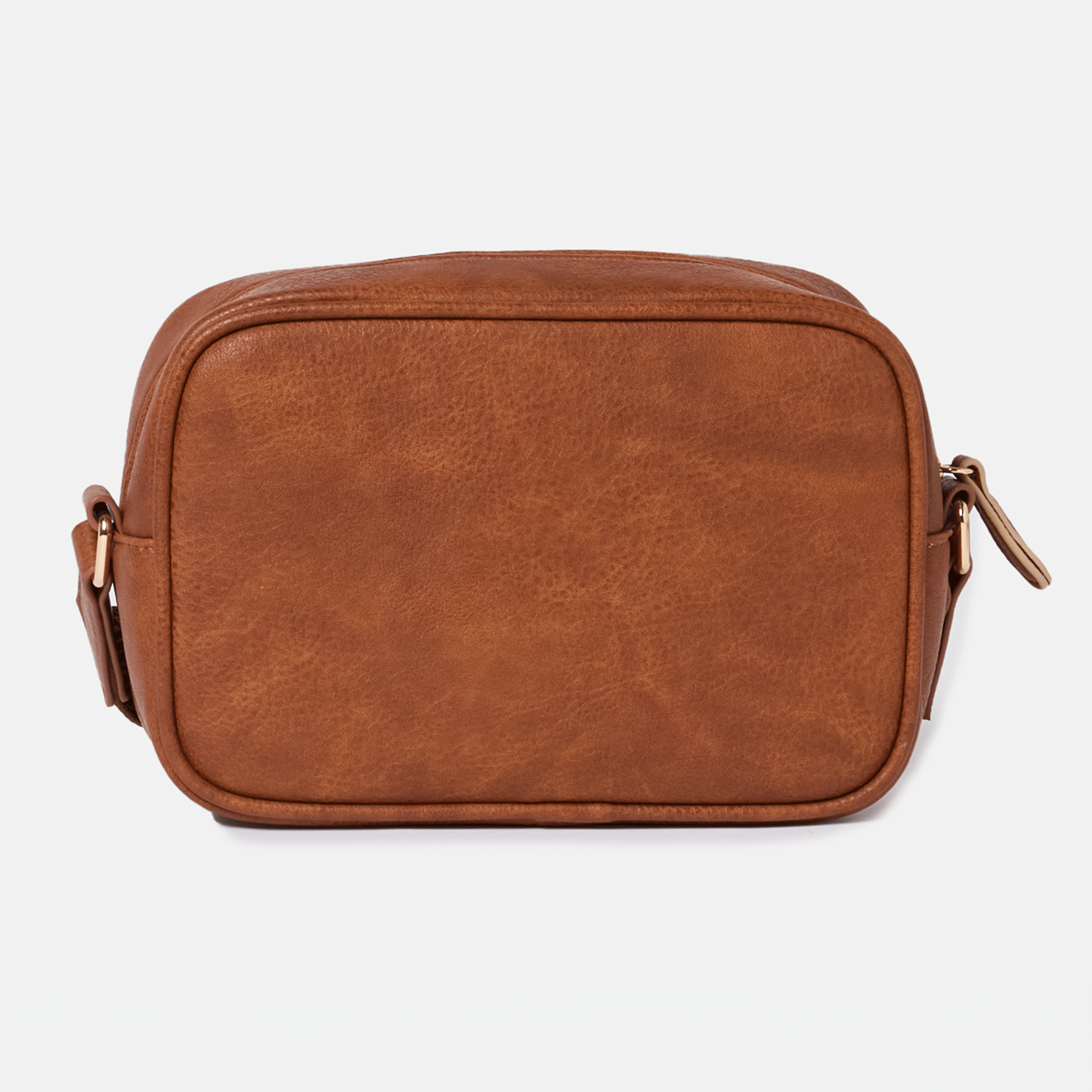Joules Trent Women’s Faux Leather Cross-Body Bag Tan Brown