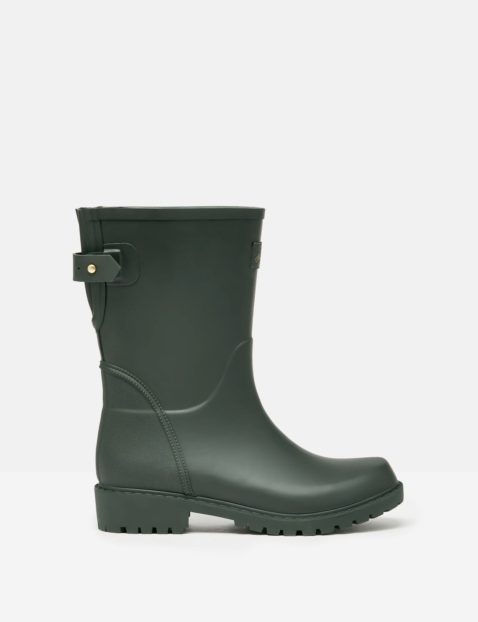 Joules Wistow Adjustable Mid Height Wellies Green 3