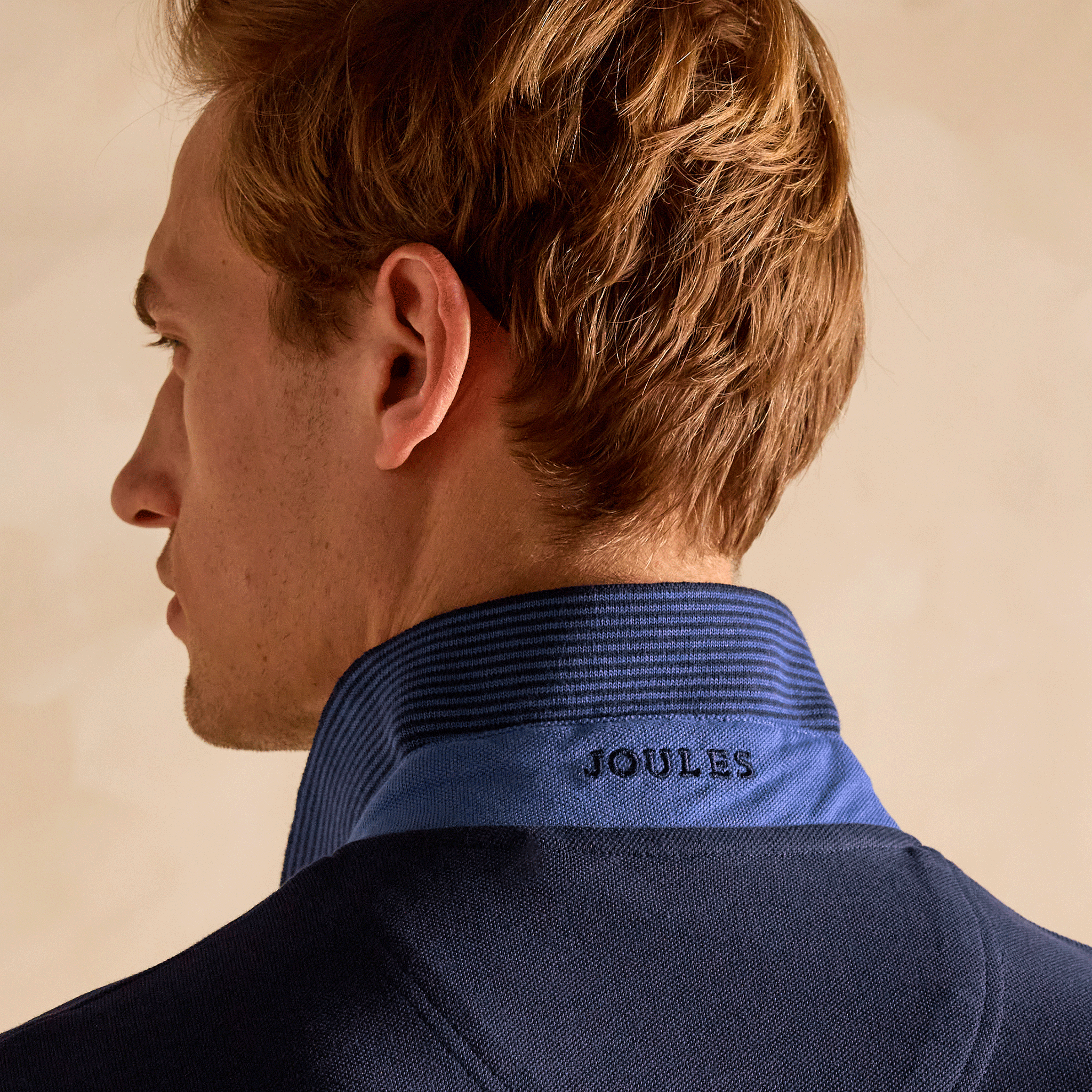 Joules Woody Cotton Pique Polo Shirt Navy