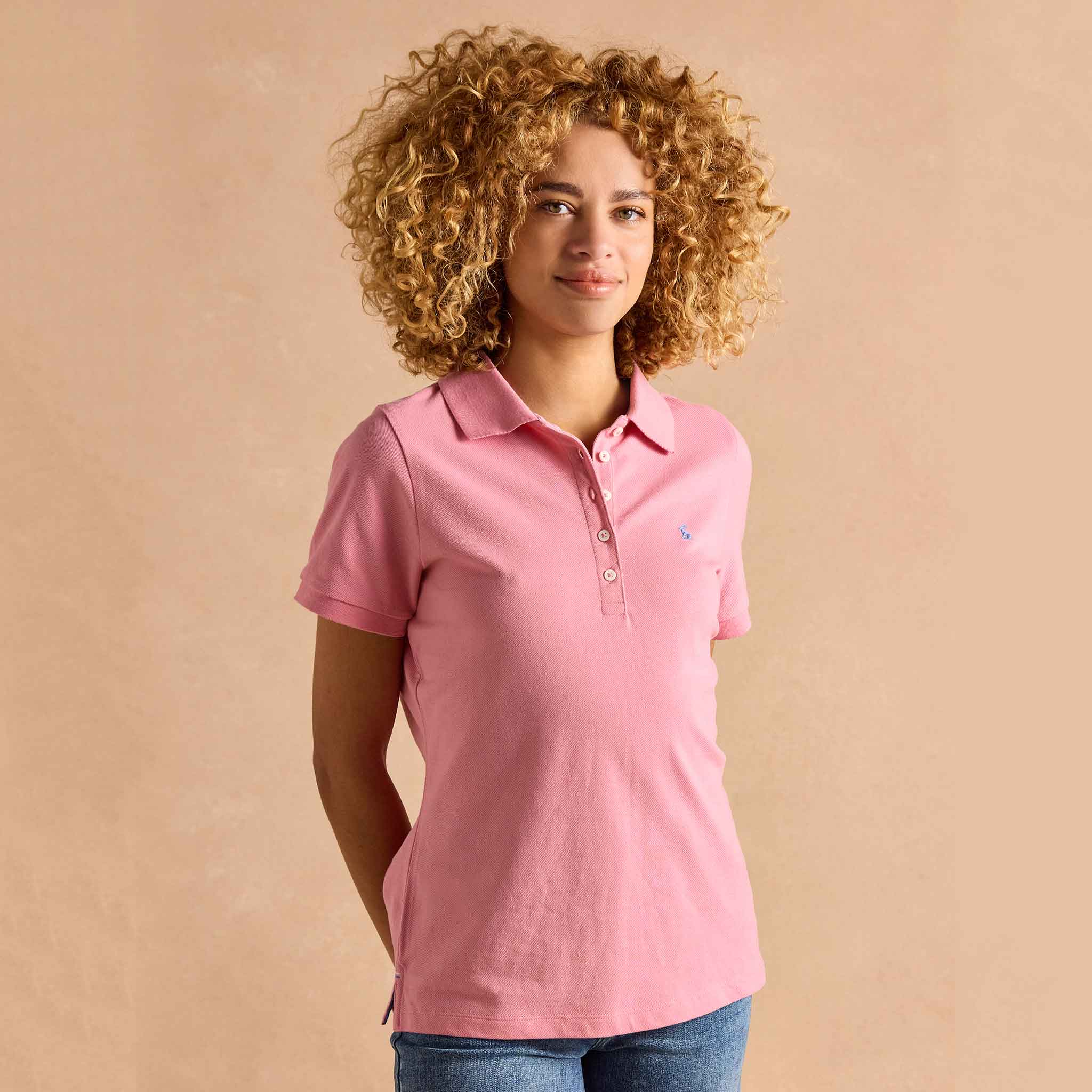 Joules Woody Pink Polo Shirt